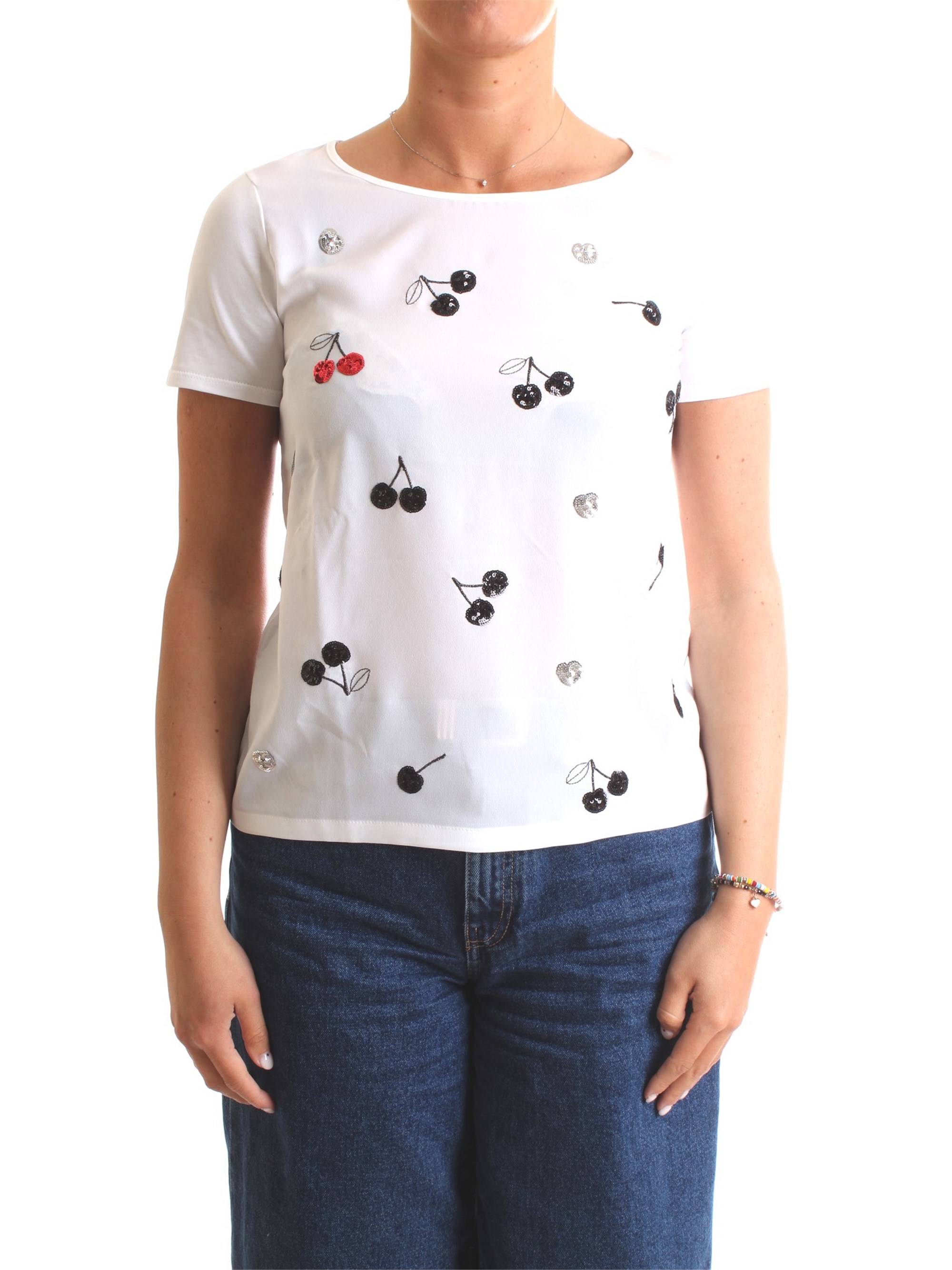PENNYBLACK 19710119 Silver Clothing Woman T-Shirt/Polo PENNYBLACK 19710119 Silver Clothing Woman T-Shirt/Polo