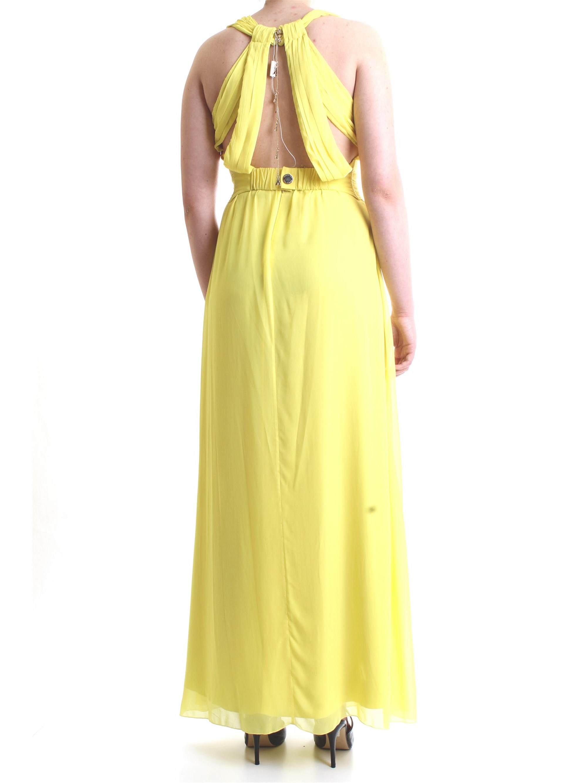 PATRIZIA PEPE 2A1954 Yellow Clothing Woman Dress PATRIZIA PEPE 2A1954 Yellow Clothing Woman Dress