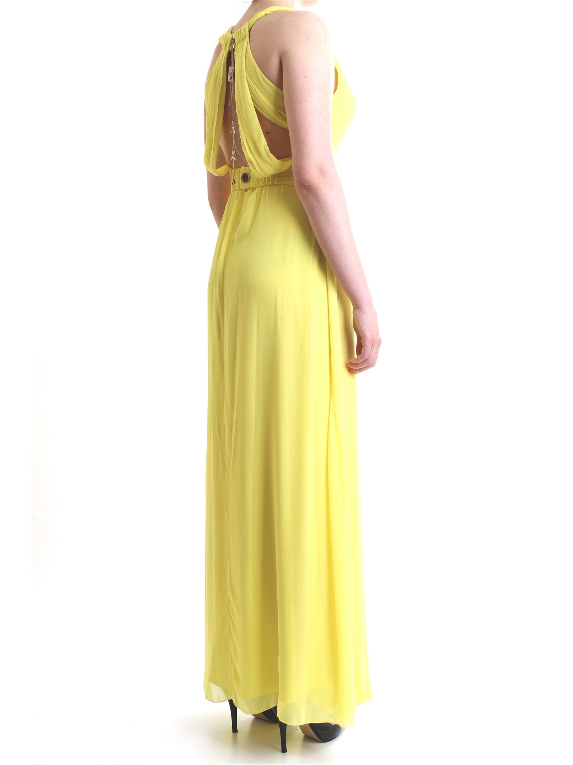 PATRIZIA PEPE 2A1954 Yellow Clothing Woman Dress PATRIZIA PEPE 2A1954 Yellow Clothing Woman Dress