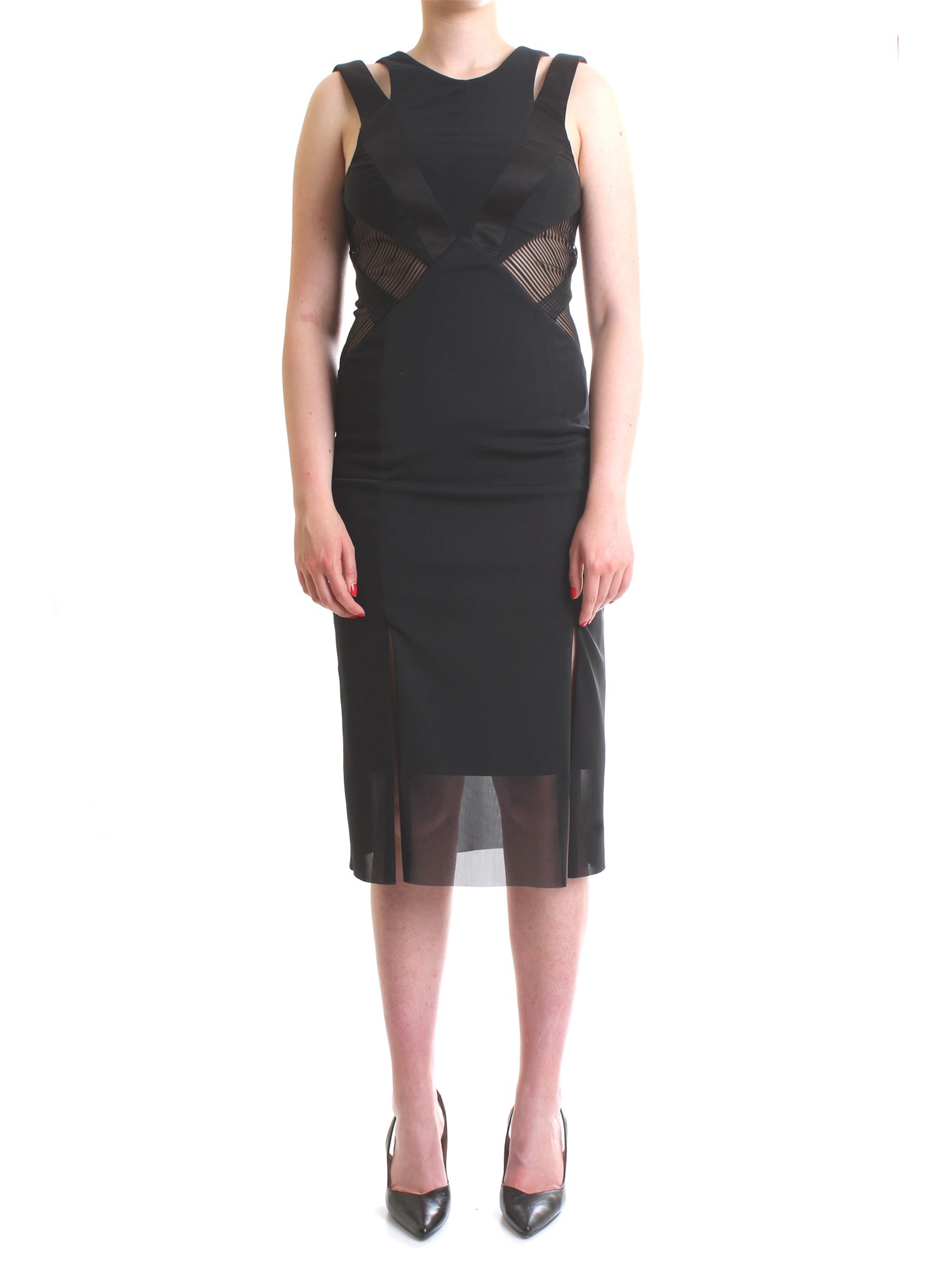 SILVIAN HEACH CVP19119VE Black Clothing Woman Dress SILVIAN HEACH CVP19119VE Black Clothing Woman Dress