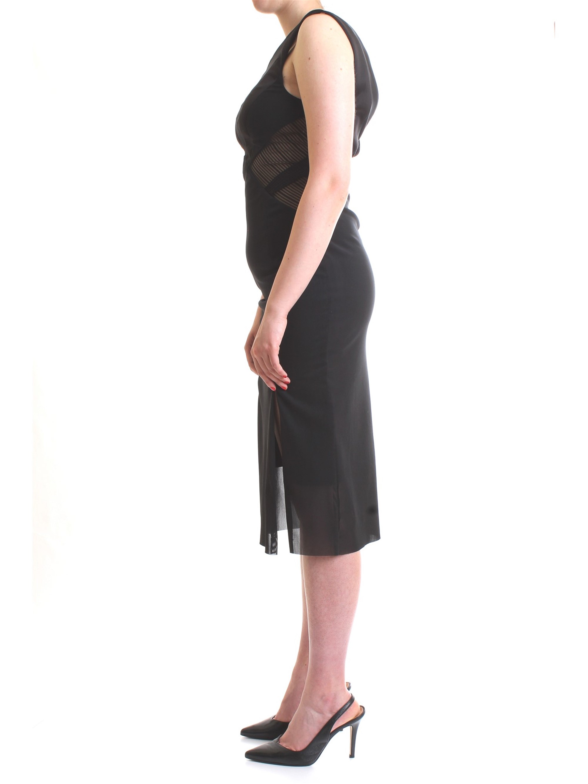 SILVIAN HEACH CVP19119VE Black Clothing Woman Dress SILVIAN HEACH CVP19119VE Black Clothing Woman Dress