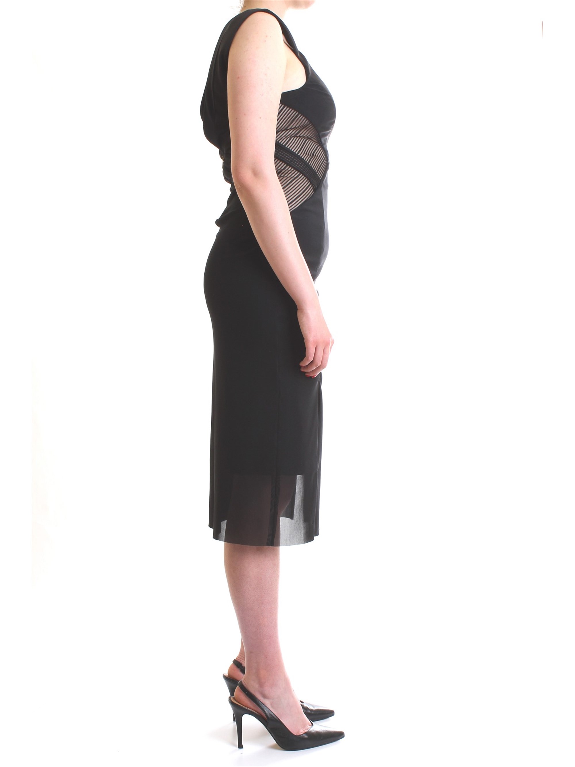 SILVIAN HEACH CVP19119VE Black Clothing Woman Dress SILVIAN HEACH CVP19119VE Black Clothing Woman Dress