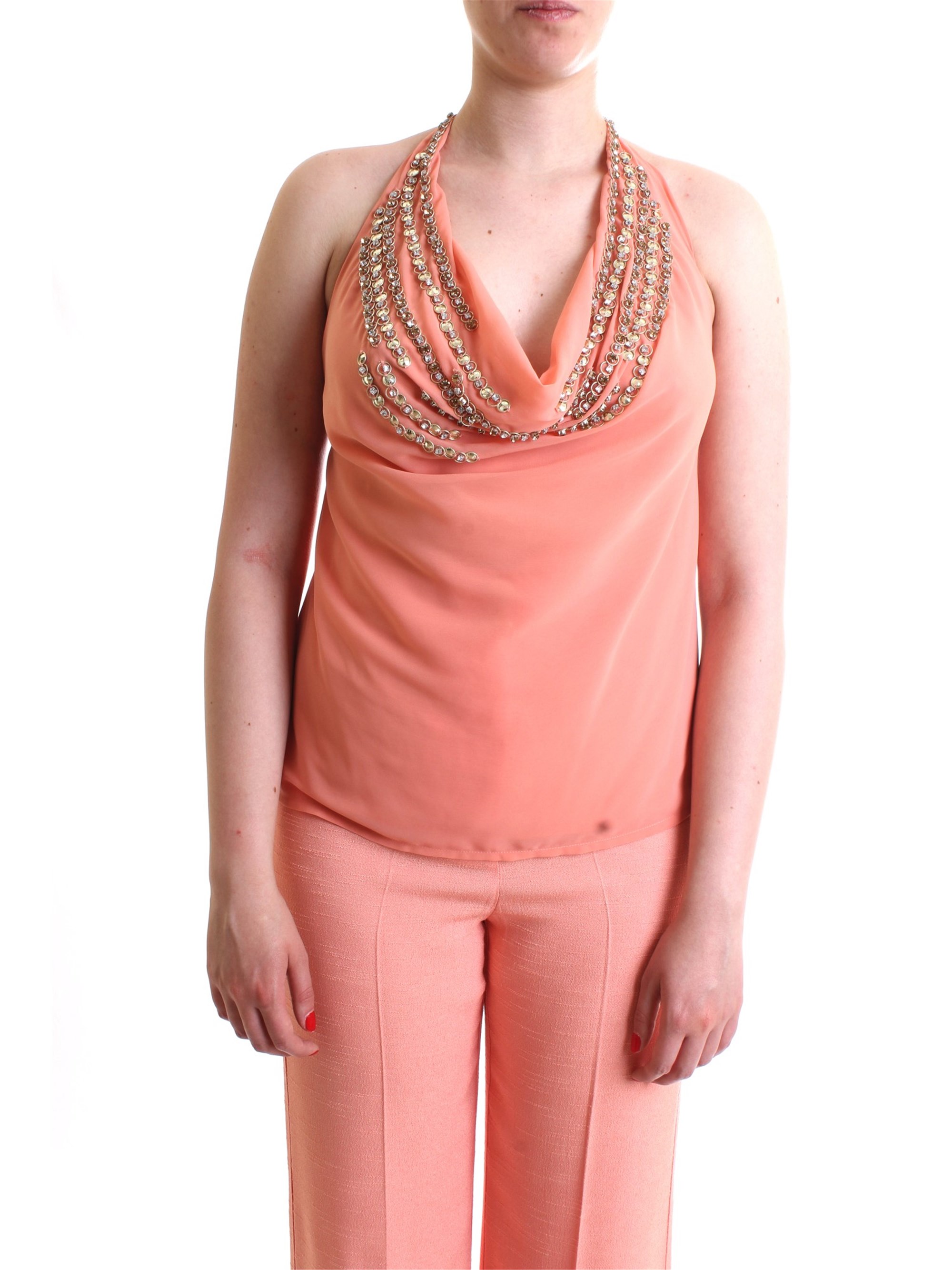 PATRIZIA PEPE 2C1134 A4XW Pink Clothing Woman Top PATRIZIA PEPE 2C1134 A4XW Pink Clothing Woman Top