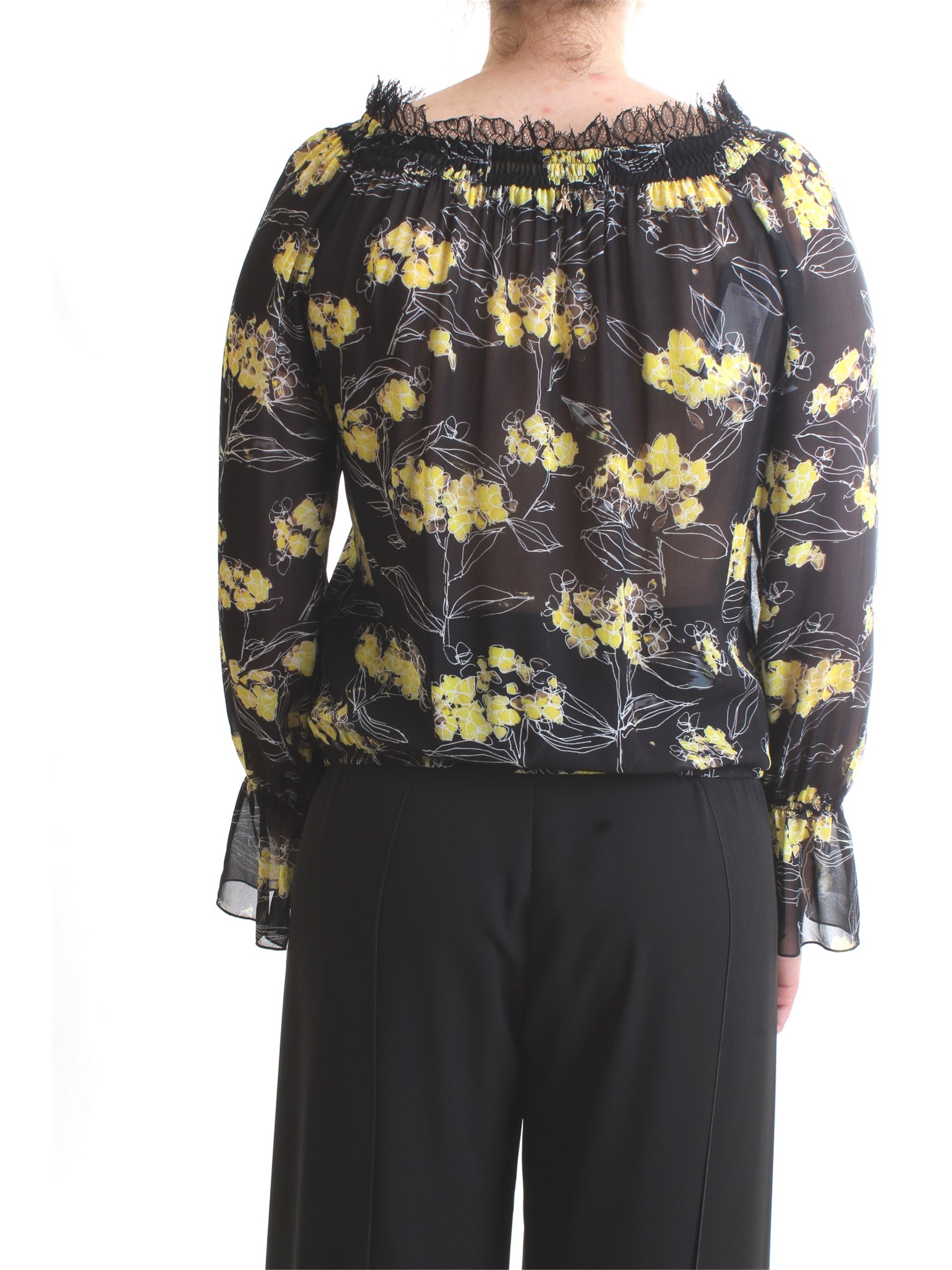 PATRIZIA PEPE 2C1132 A3KM Black Clothing Woman Top PATRIZIA PEPE 2C1132 A3KM Black Clothing Woman Top