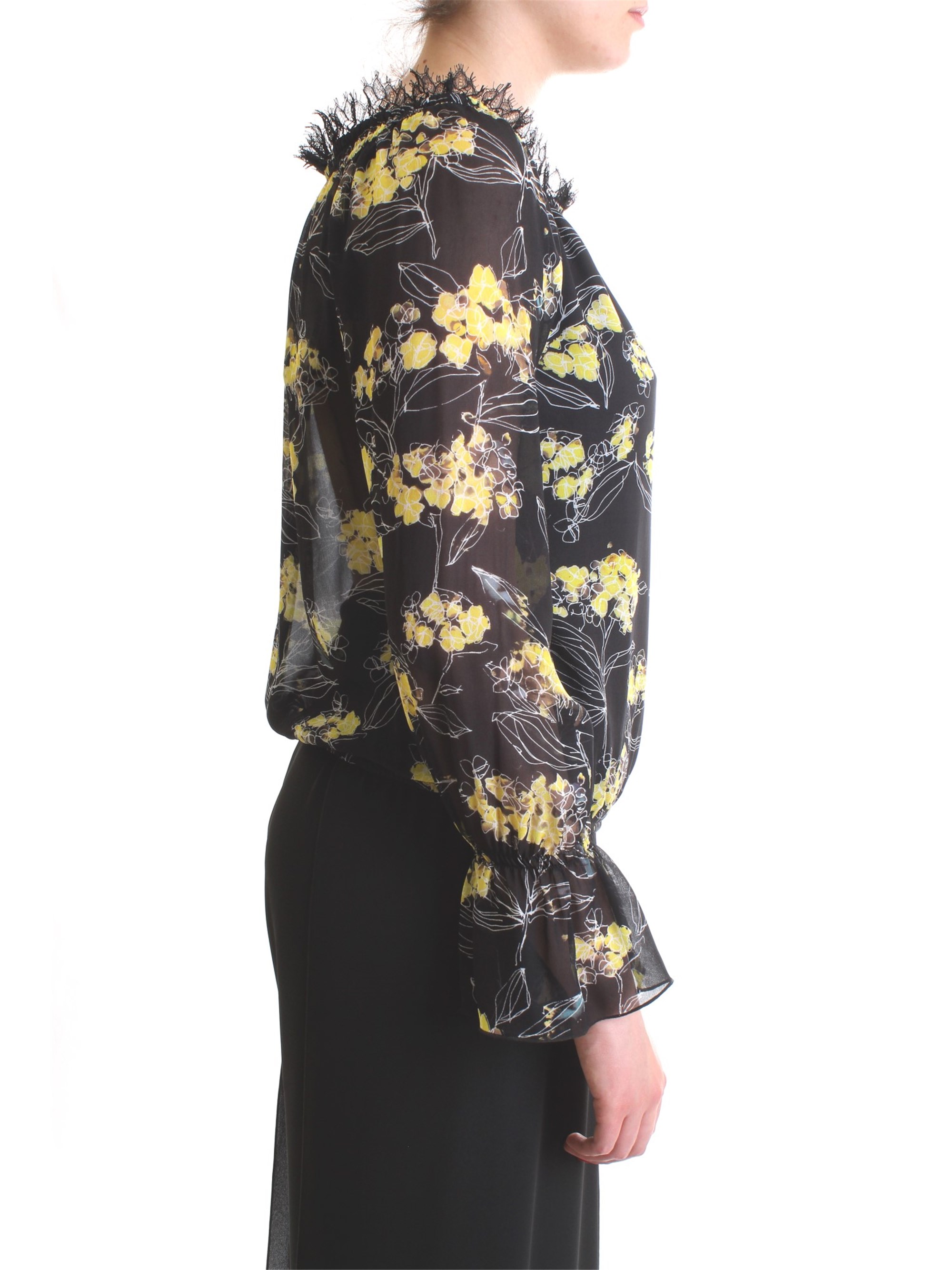 PATRIZIA PEPE 2C1132 A3KM Black Clothing Woman Top PATRIZIA PEPE 2C1132 A3KM Black Clothing Woman Top