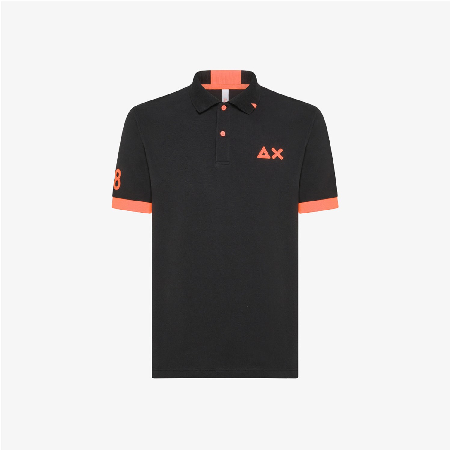 SUN68 A34122 Nero Abbigliamento Uomo Polo SUN68 A34122 Nero Abbigliamento Uomo Polo