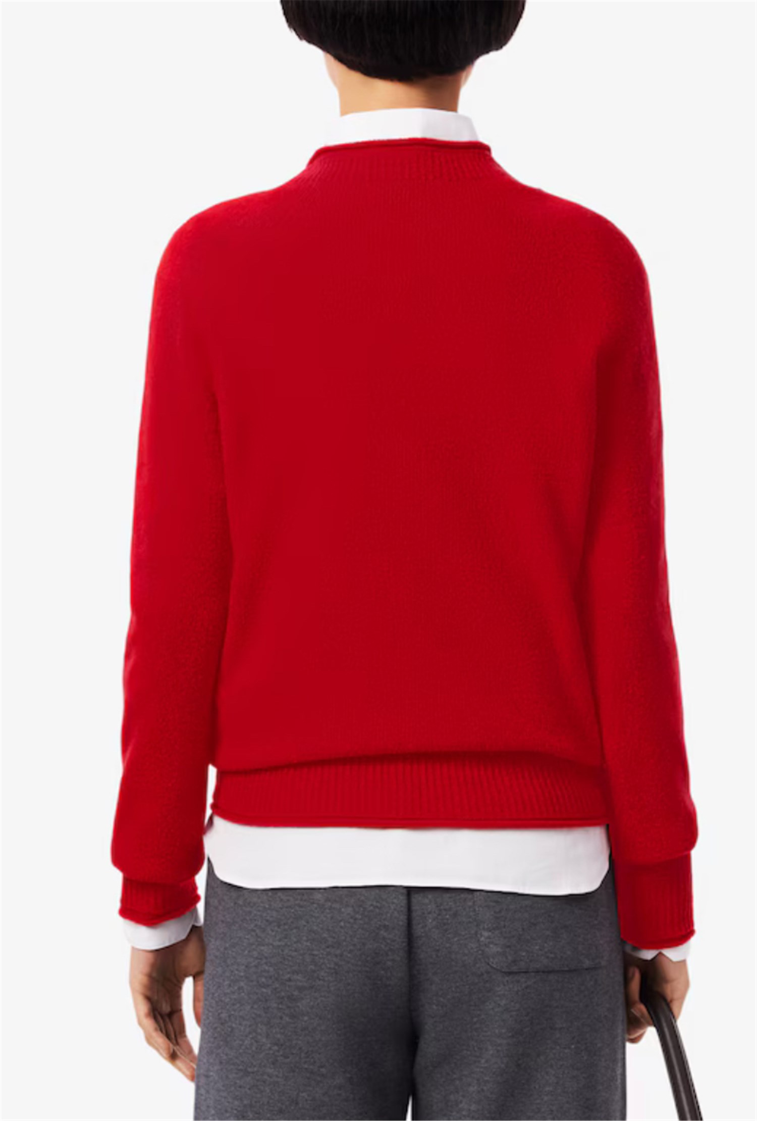Lacoste AF4160 Rosso Abbigliamento Donna Maglioni Lacoste AF4160 Rosso Abbigliamento Donna Maglioni