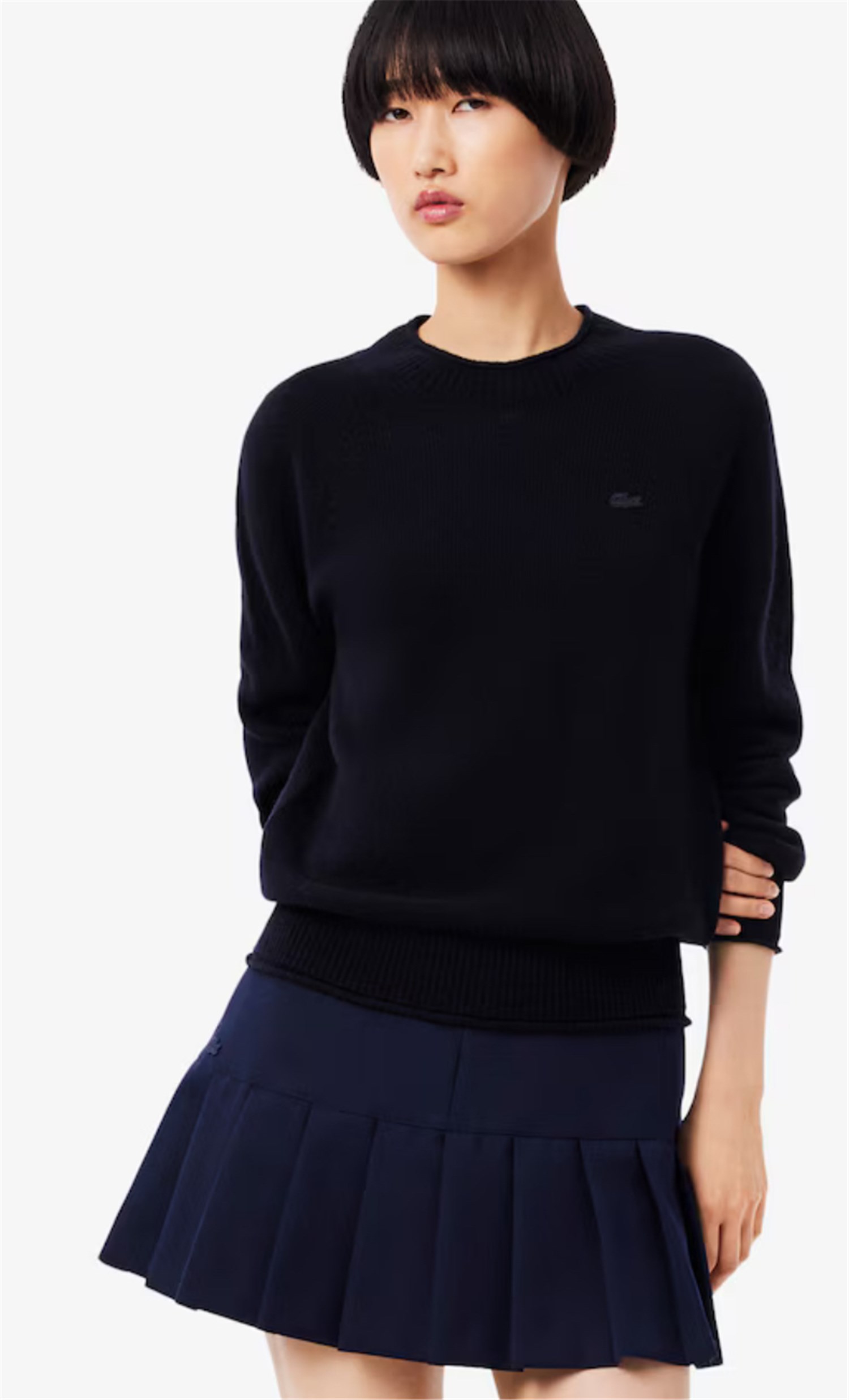 Lacoste AF4160 Blu Abbigliamento Donna Maglioni Lacoste AF4160 Blu Abbigliamento Donna Maglioni