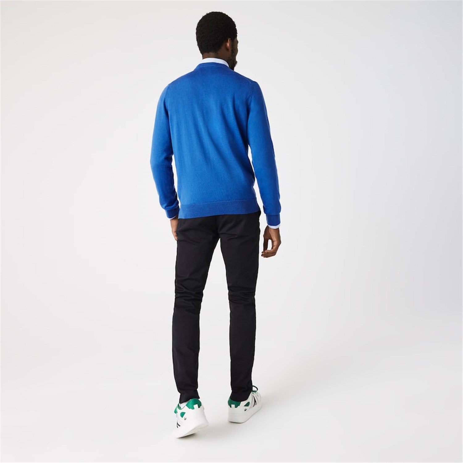 Lacoste AH1969 00 Turquoise Clothing Man Pullover Lacoste AH1969 00 Turquoise Clothing Man Pullover