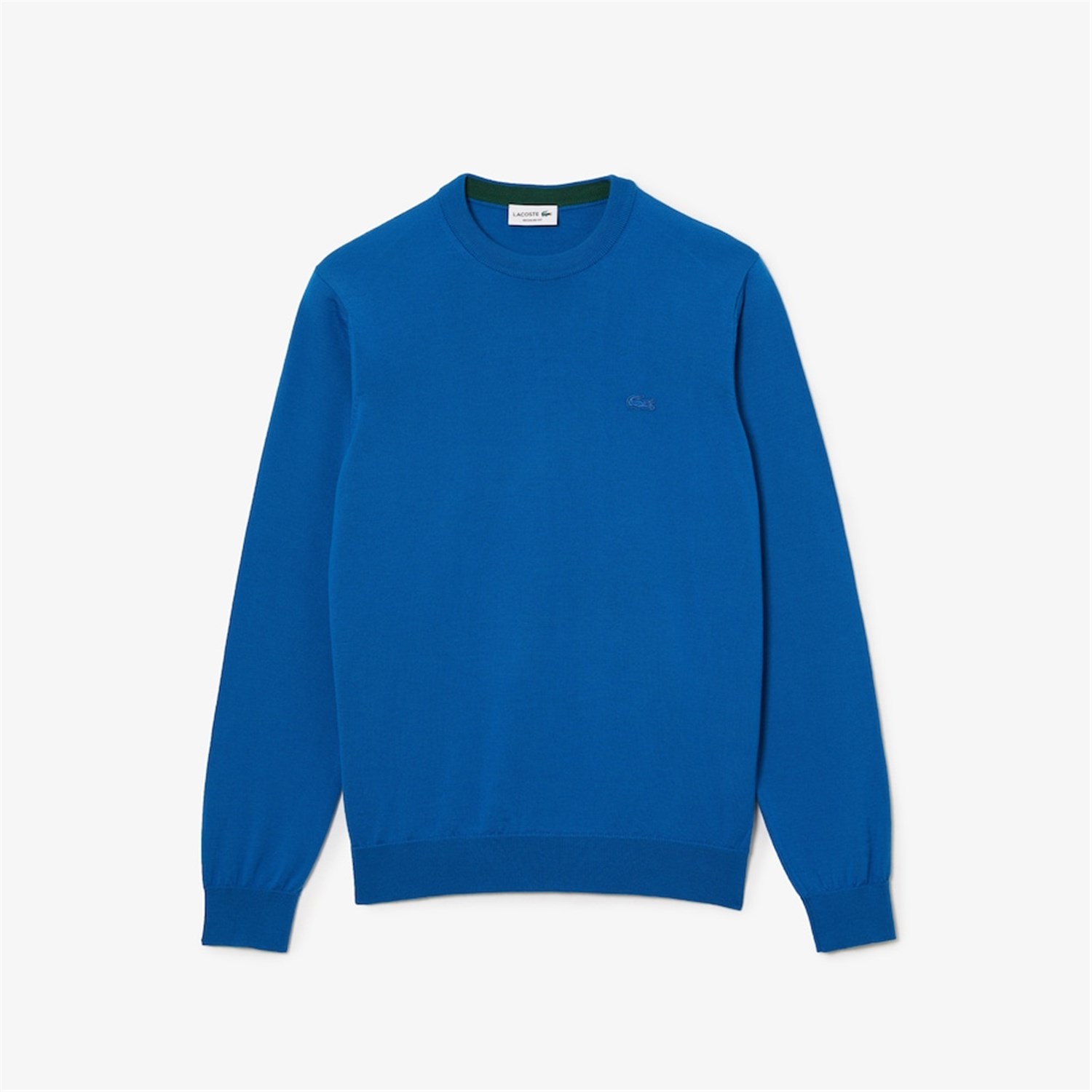 Lacoste AH1969 00 Turquoise Clothing Man Pullover Lacoste AH1969 00 Turquoise Clothing Man Pullover