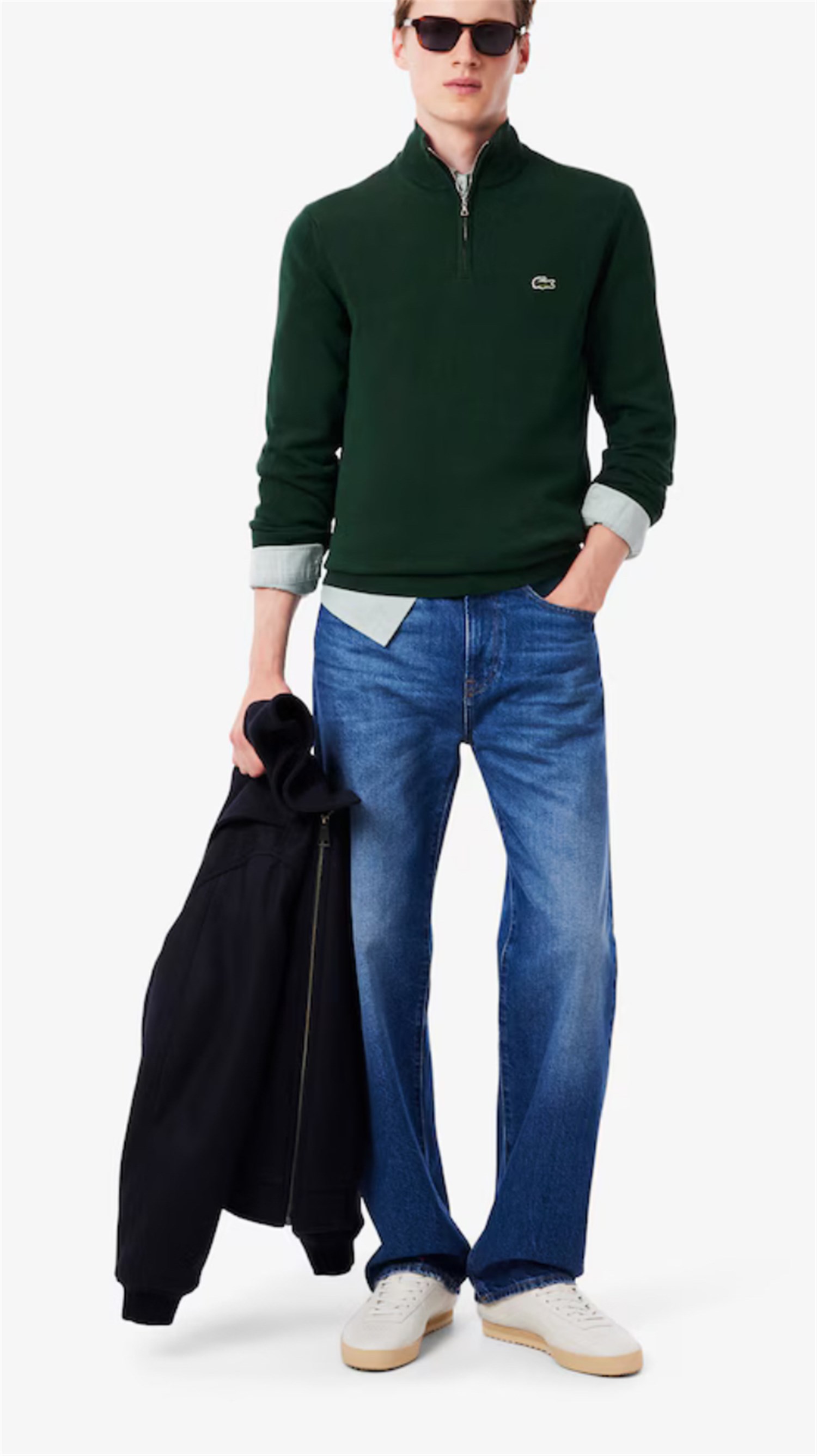 Lacoste AH1980 Verde Abbigliamento Uomo Maglia Lacoste AH1980 Verde Abbigliamento Uomo Maglia