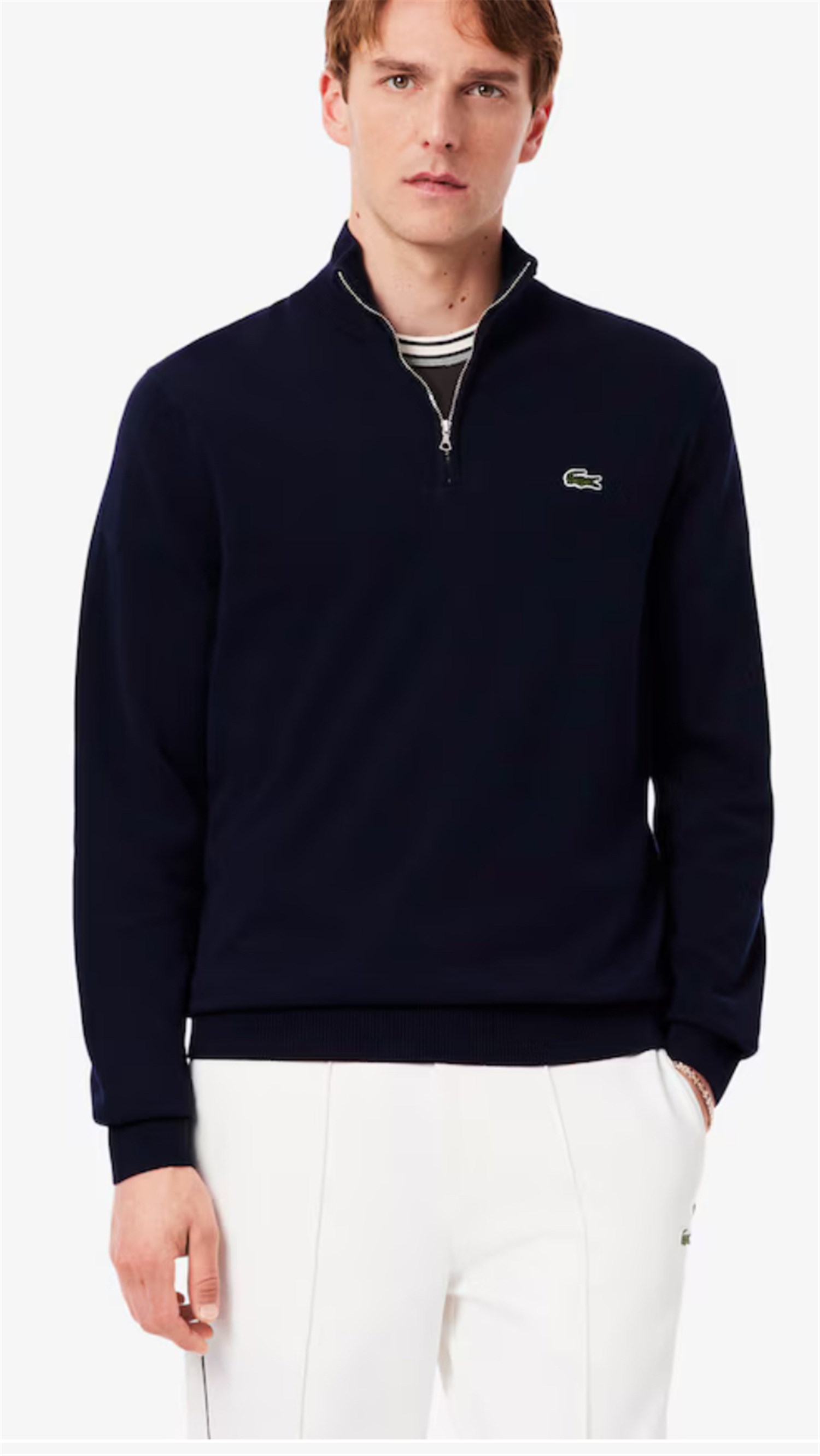 Lacoste AH1980 Blu Abbigliamento Uomo Maglia Lacoste AH1980 Blu Abbigliamento Uomo Maglia