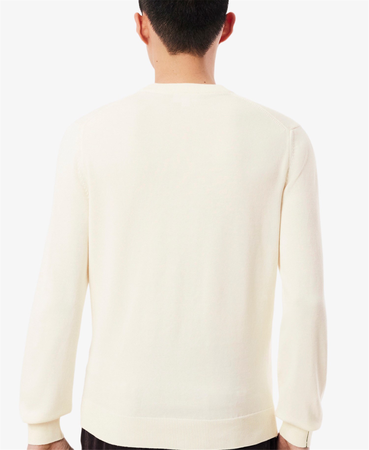 Lacoste AH1985 00 Bianco Abbigliamento Uomo Pullover Lacoste AH1985 00 Bianco Abbigliamento Uomo Pullover