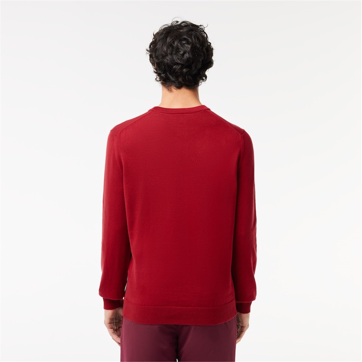 Lacoste AH1985 00 Bordeaux Abbigliamento Uomo Pullover Lacoste AH1985 00 Bordeaux Abbigliamento Uomo Pullover