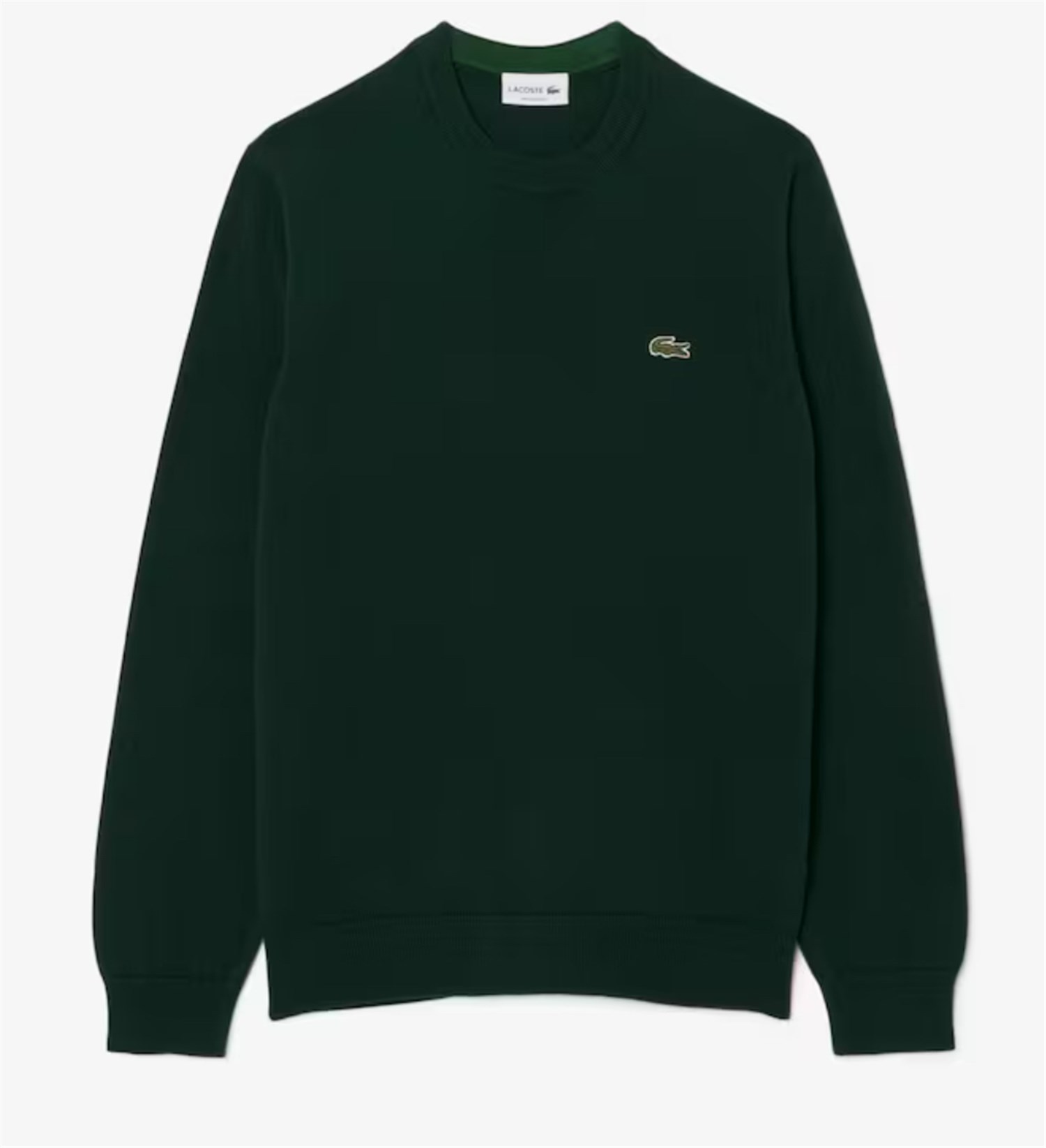 Lacoste AH1985 00 Verde Abbigliamento Uomo Pullover Lacoste AH1985 00 Verde Abbigliamento Uomo Pullover