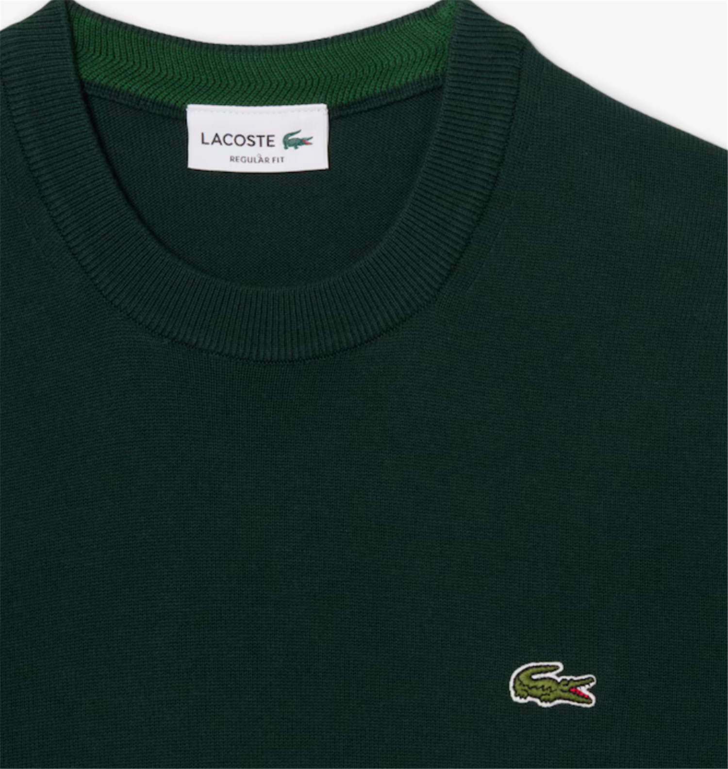 Lacoste AH1985 00 Verde Abbigliamento Uomo Pullover Lacoste AH1985 00 Verde Abbigliamento Uomo Pullover