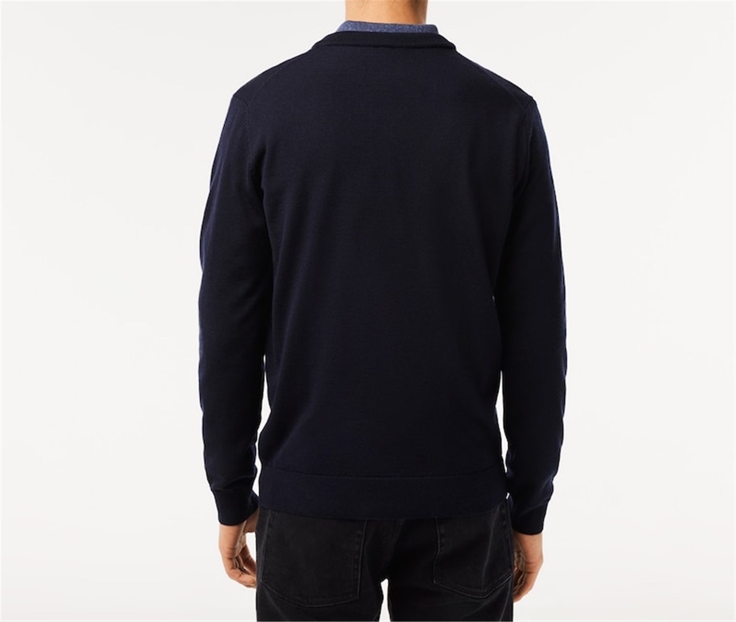 Lacoste AH1990 00 Blue Clothing Man Pullover Lacoste AH1990 00 Blue Clothing Man Pullover