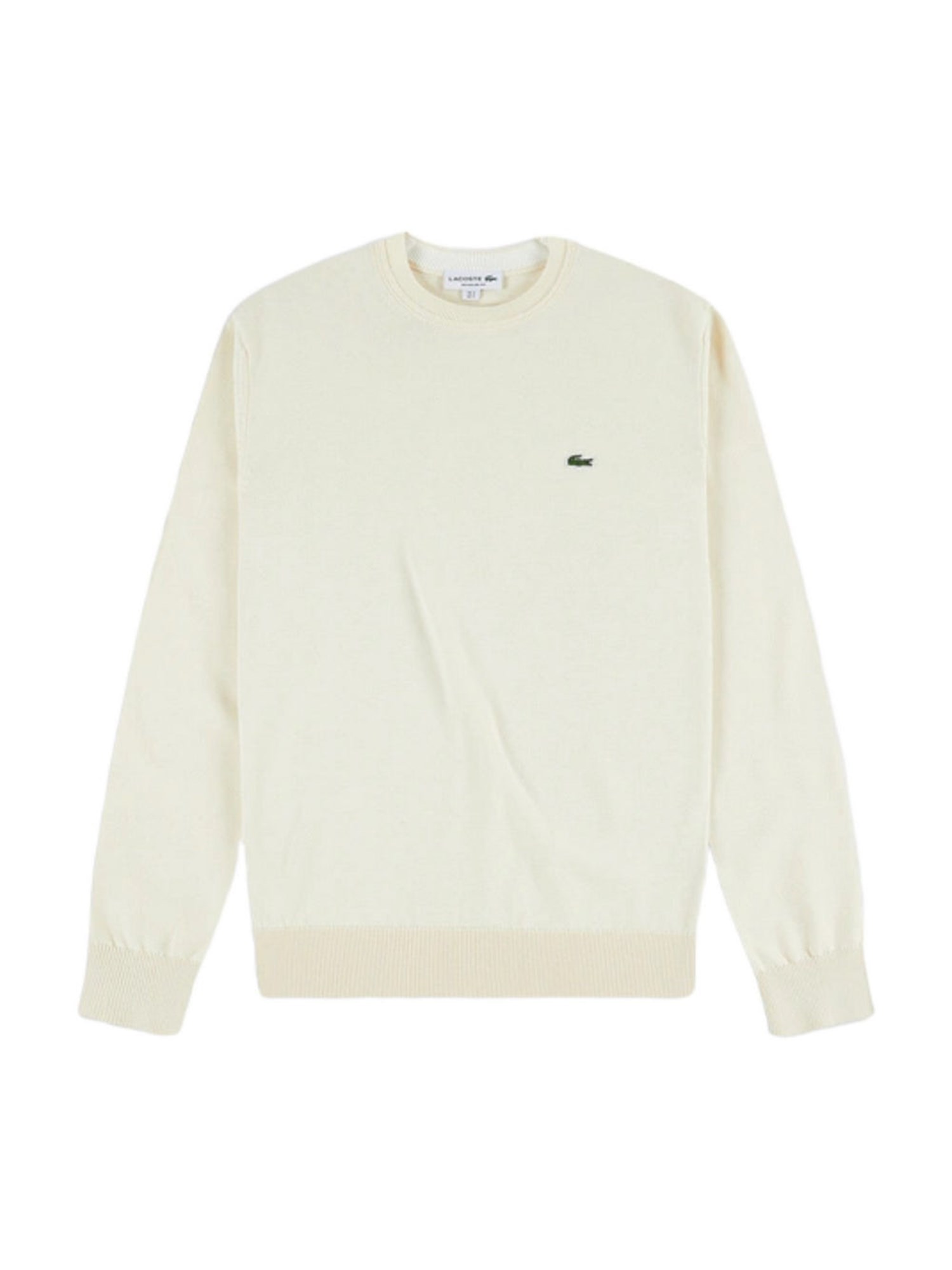 Lacoste AH2193 00 Milk Clothing Man Sweater Lacoste AH2193 00 Milk Clothing Man Sweater