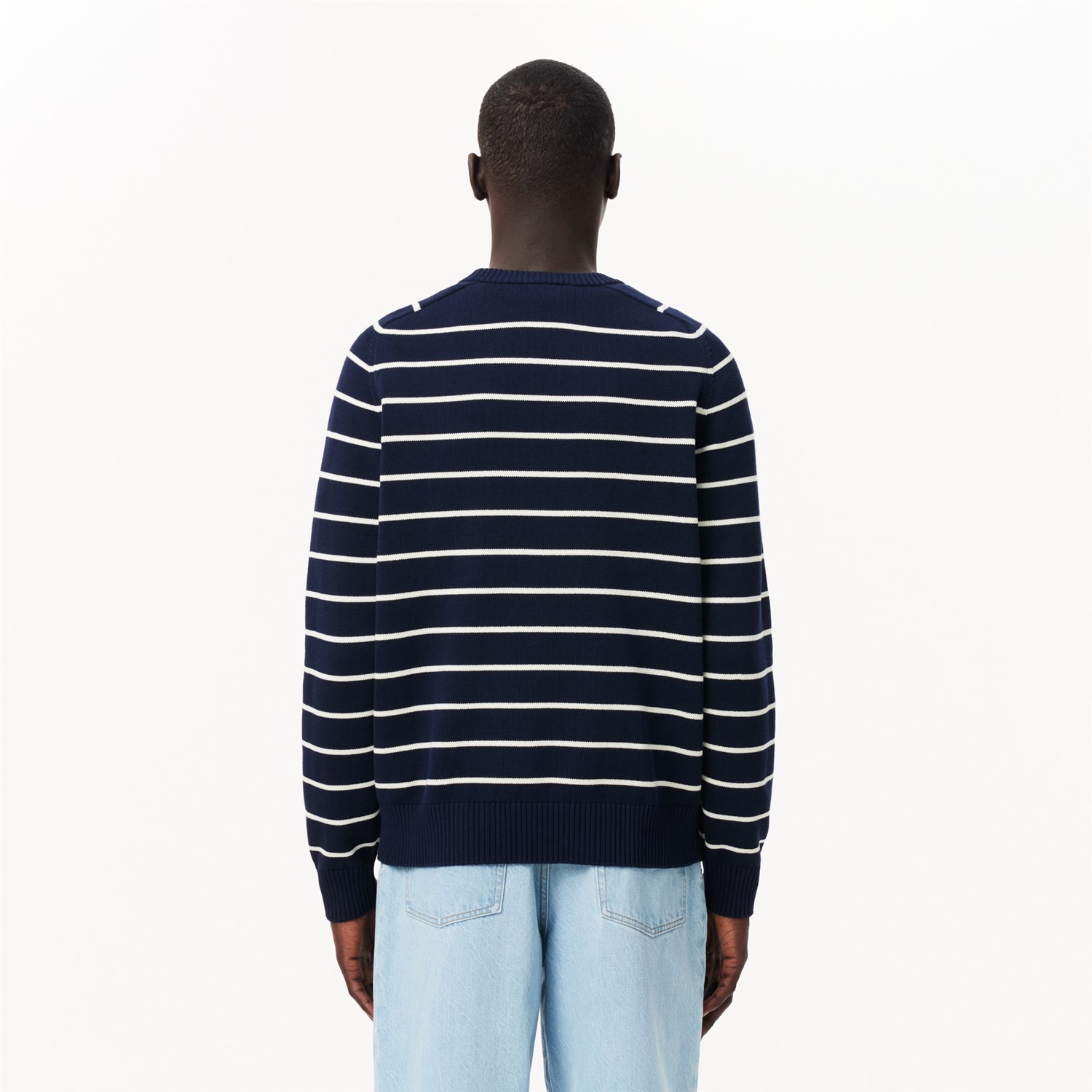 Lacoste AH7607 00 Blu Abbigliamento Uomo Pullover Lacoste AH7607 00 Blu Abbigliamento Uomo Pullover
