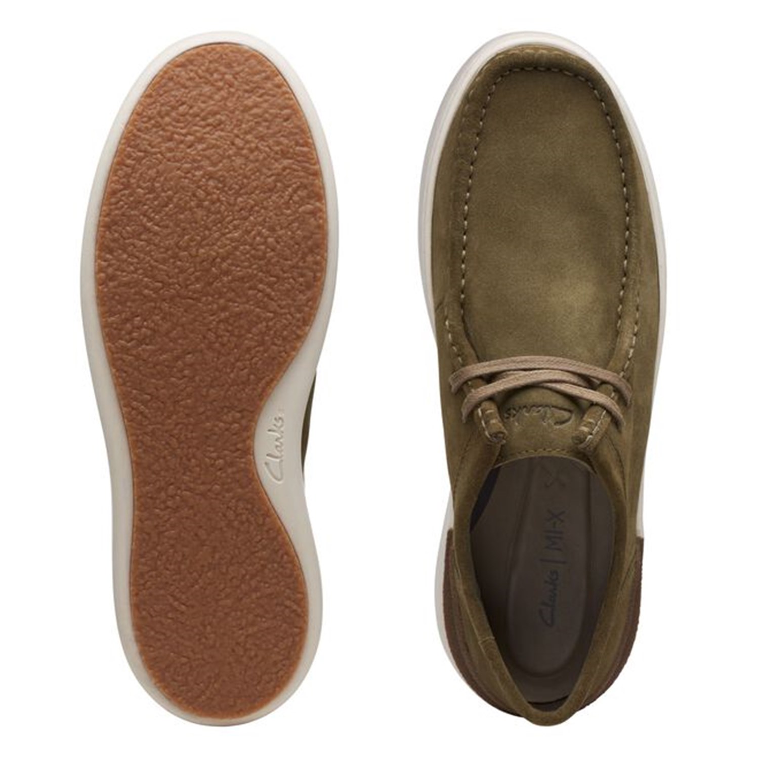 Clarks Court Lite Wally Green Shoes Man Sneakers Clarks Court Lite Wally Green Shoes Man Sneakers