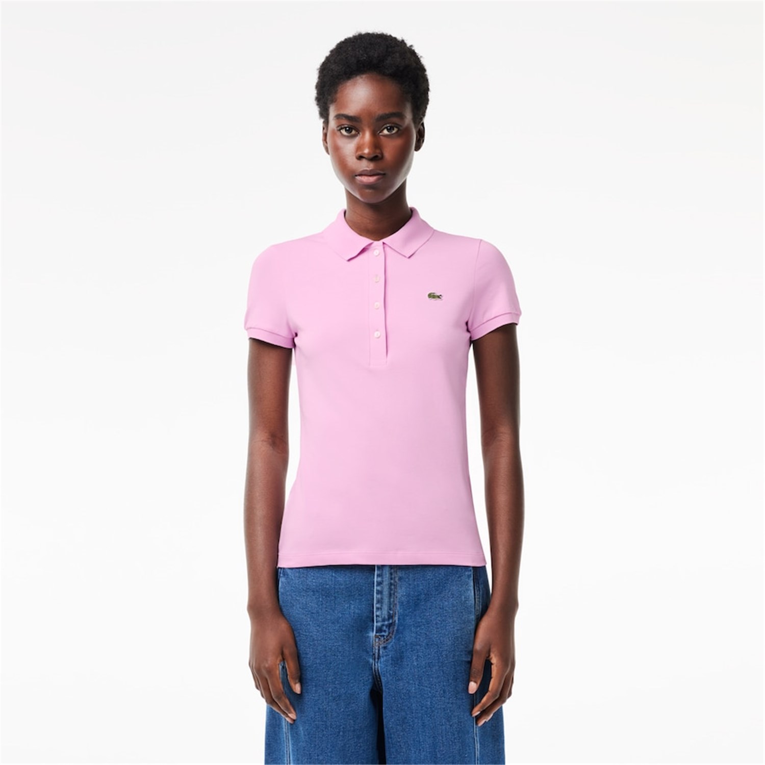 Lacoste DF3443 Pink Clothing Woman Polo shirt Lacoste DF3443 Pink Clothing Woman Polo shirt