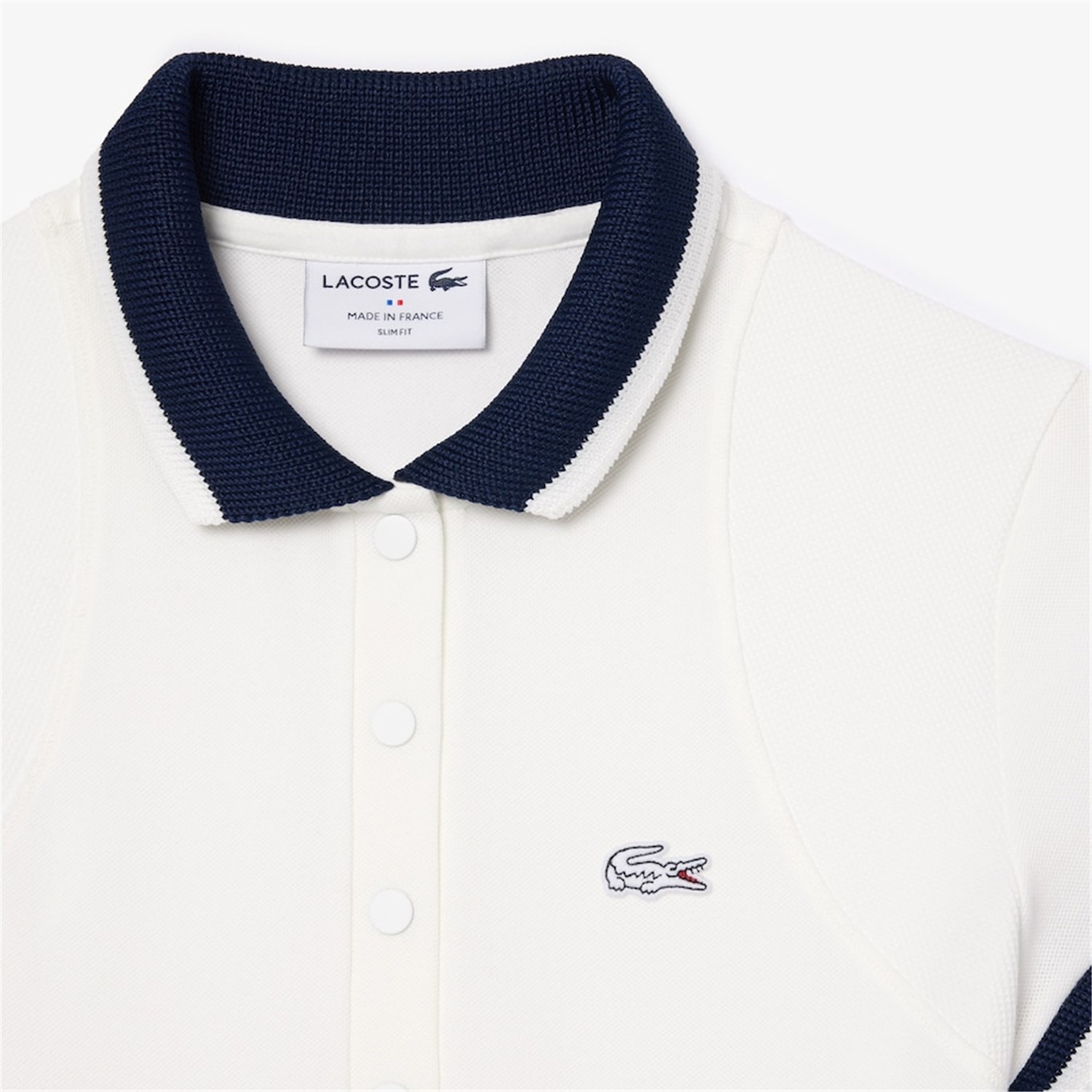 Lacoste EF7284 Bianco Abbigliamento Donna Abito Lacoste EF7284 Bianco Abbigliamento Donna Abito