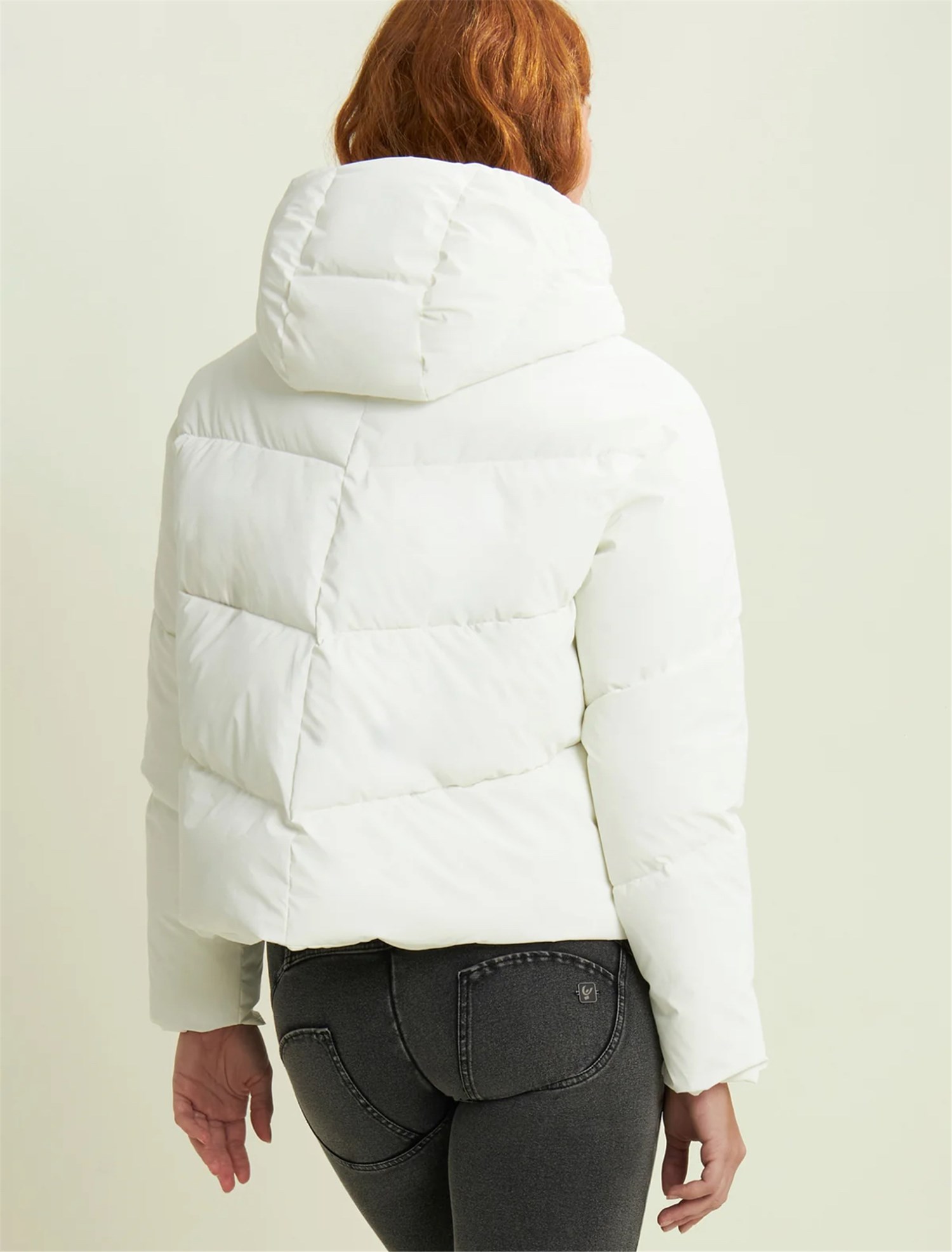 FREDDY F25WPJJ14 Bianco Abbigliamento Donna Piumino FREDDY F25WPJJ14 Bianco Abbigliamento Donna Piumino