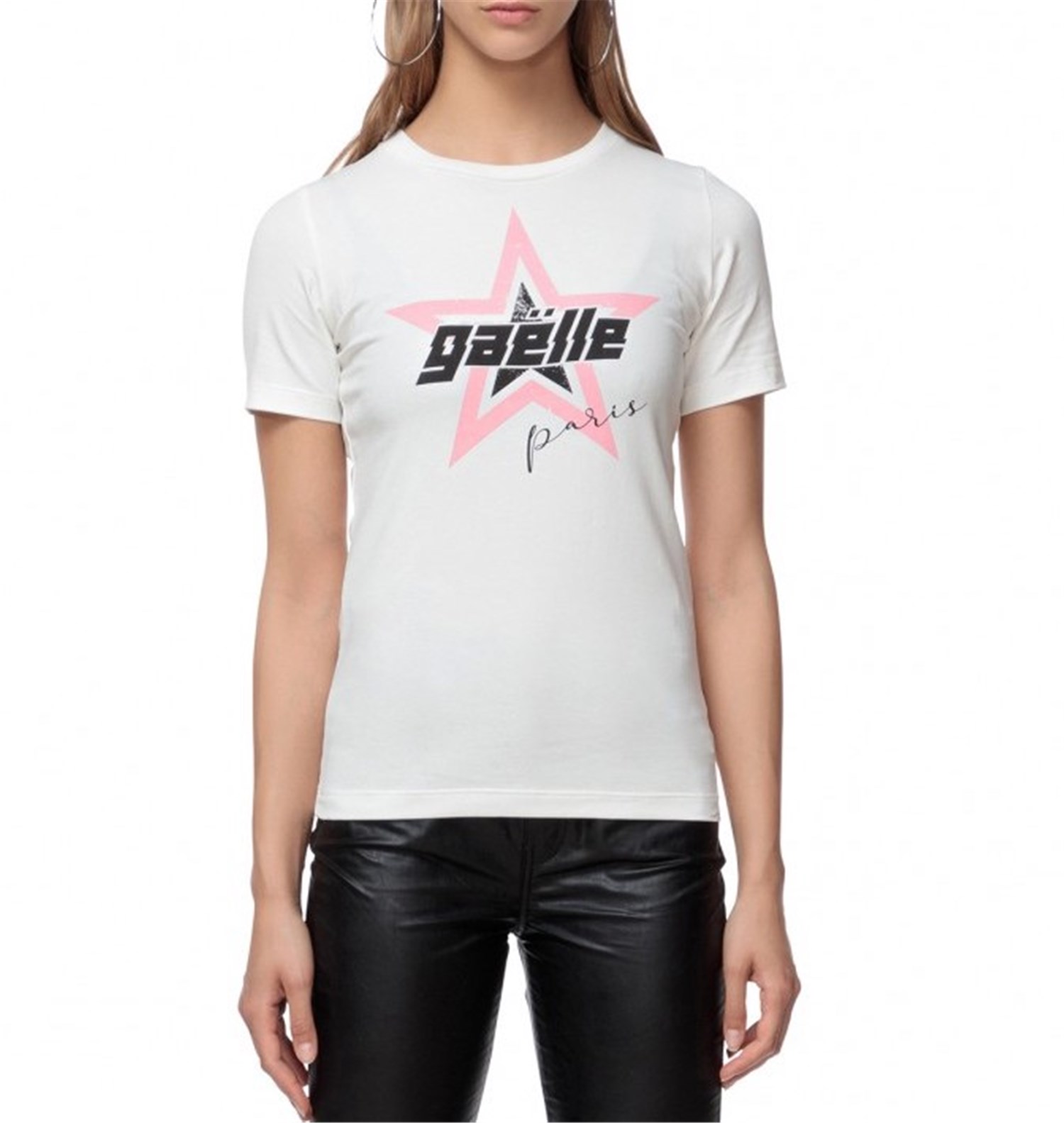 GAELLE PARIS GBD10166 White Clothing Woman T-Shirt/Polo GAELLE PARIS GBD10166 White Clothing Woman T-Shirt/Polo