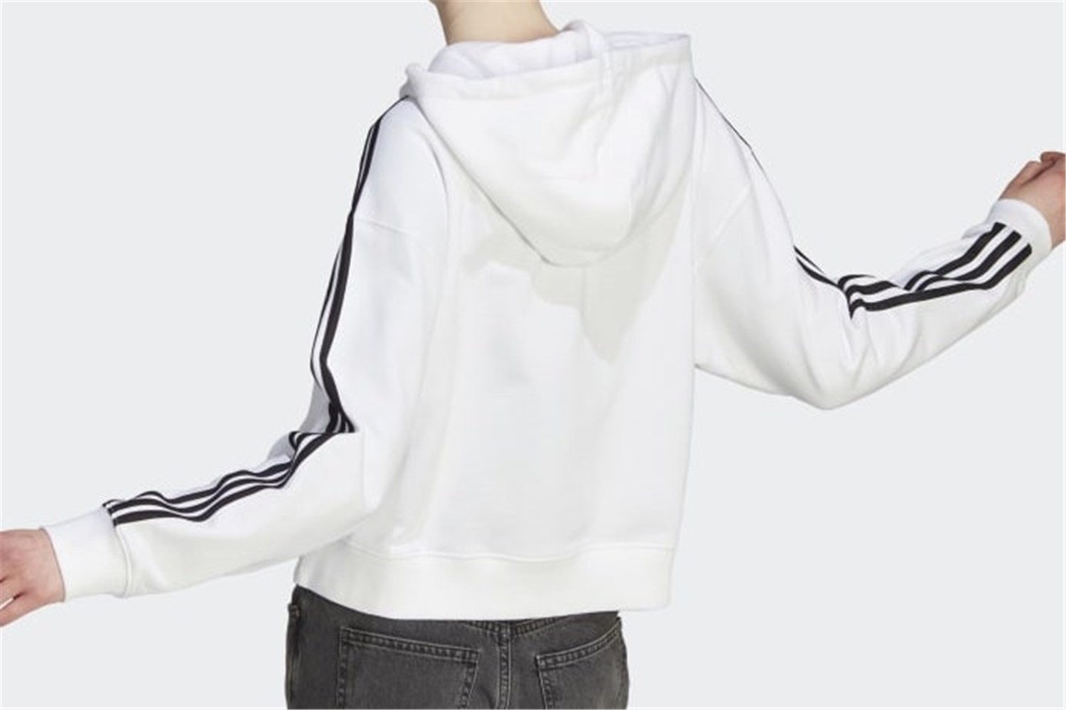 ADIDAS ORIGINALS IK8387 Bianco Abbigliamento Donna Felpa ADIDAS ORIGINALS IK8387 Bianco Abbigliamento Donna Felpa