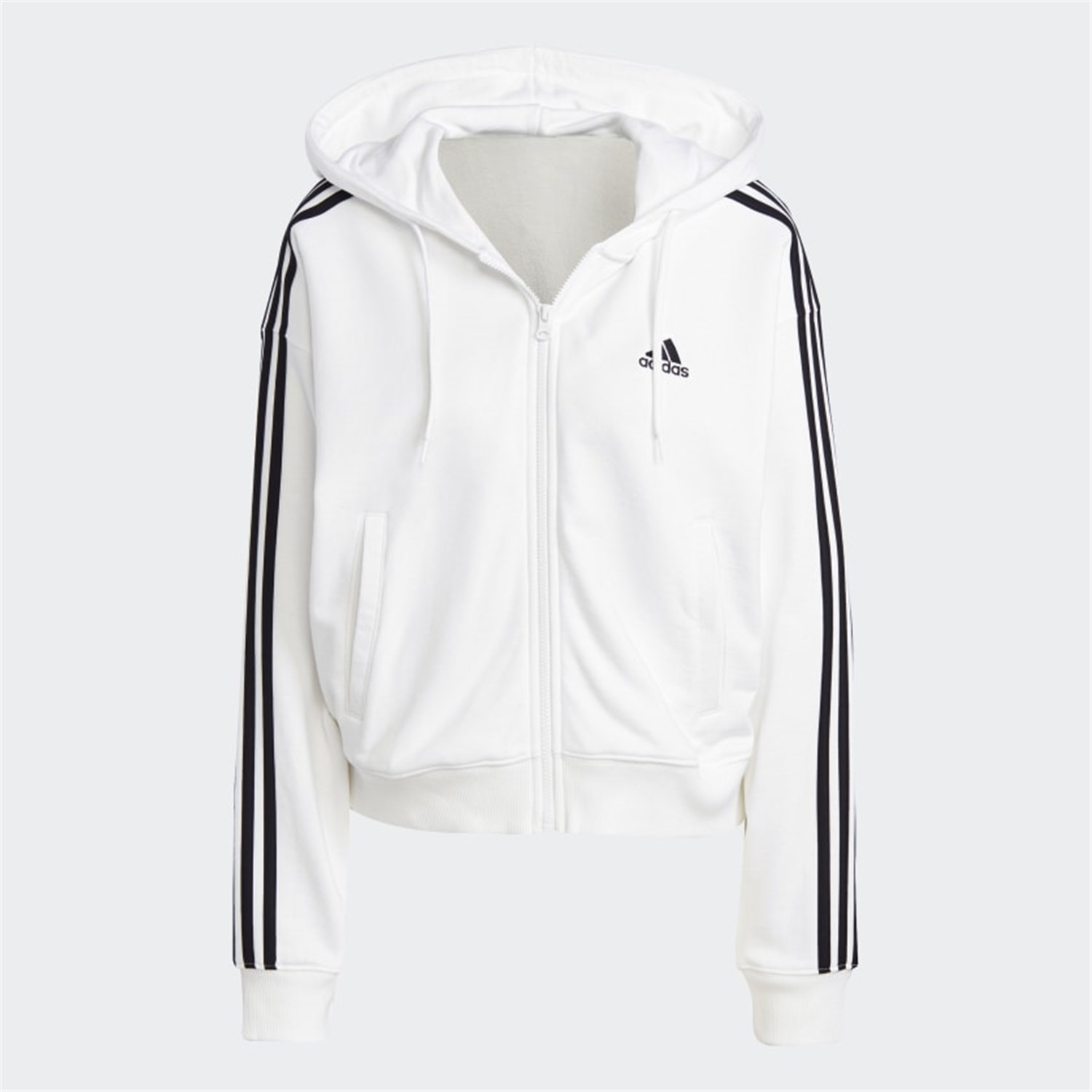 ADIDAS ORIGINALS IK8387 Bianco Abbigliamento Donna Felpa ADIDAS ORIGINALS IK8387 Bianco Abbigliamento Donna Felpa