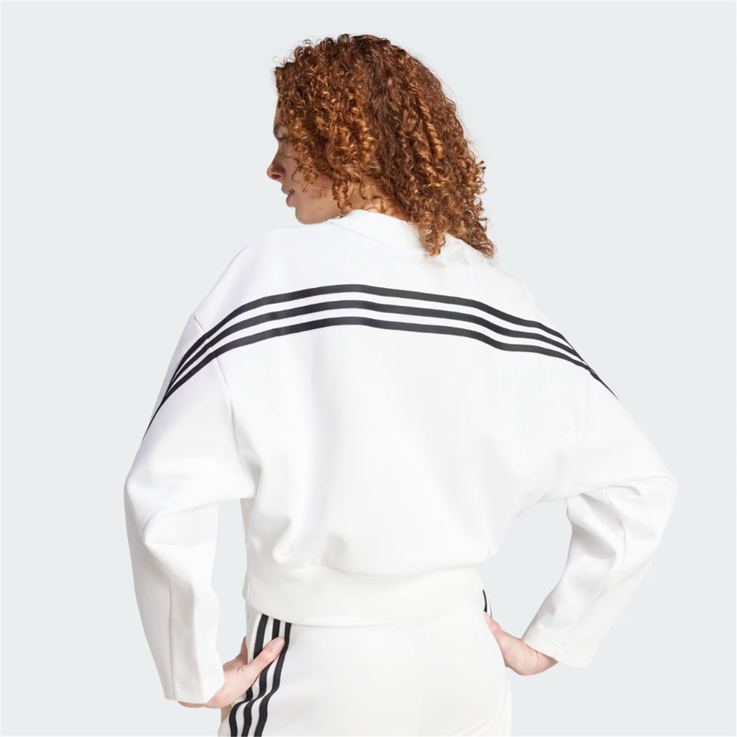 ADIDAS ORIGINALS IZ0005 Bianco Abbigliamento Donna Felpa ADIDAS ORIGINALS IZ0005 Bianco Abbigliamento Donna Felpa