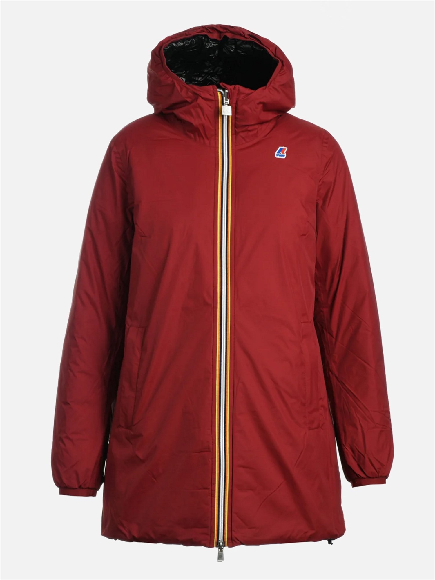 K-WAY K111EYW AGU Bordeaux Clothing Woman Duvet K-WAY K111EYW AGU Bordeaux Clothing Woman Duvet