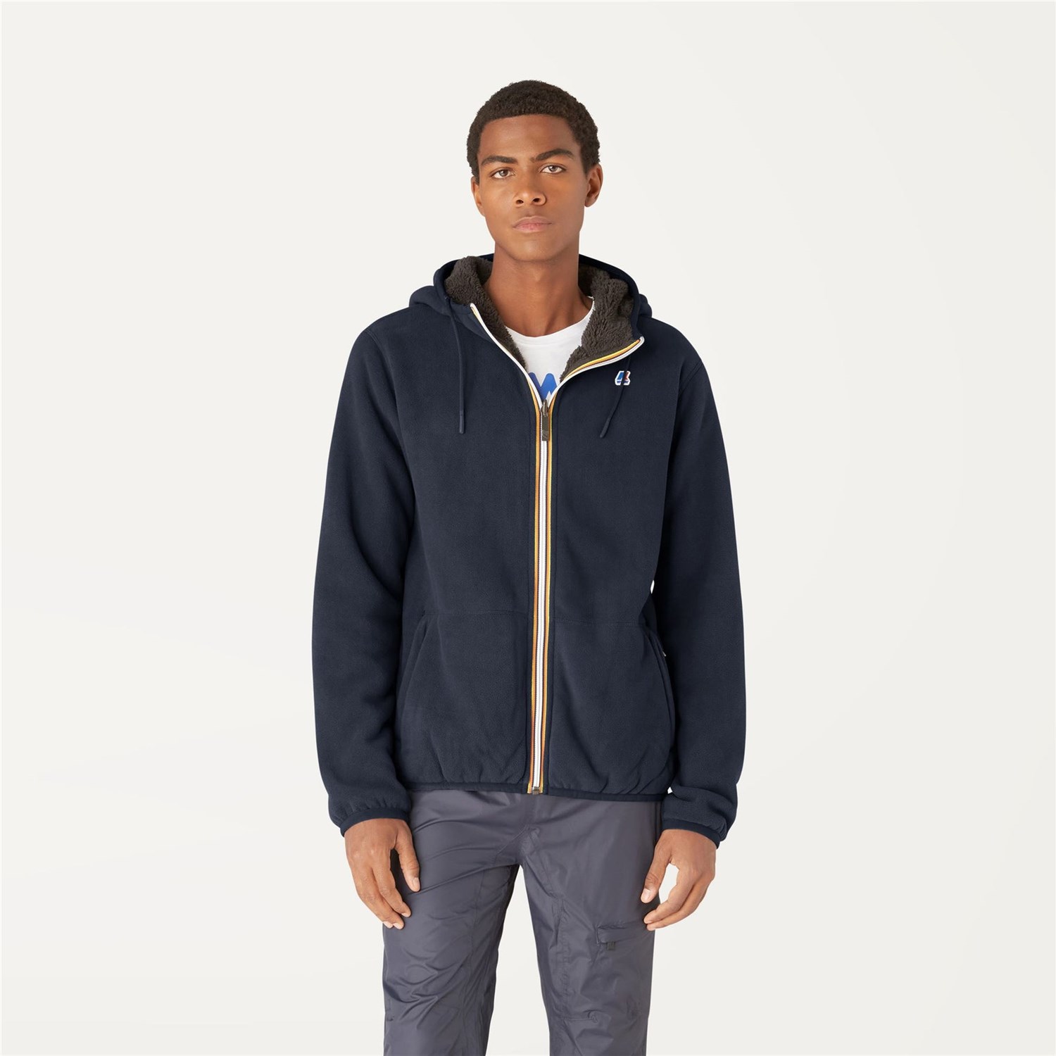 K-WAY K21112W Dark blue Clothing Unisex Sweater K-WAY K21112W Dark blue Clothing Unisex Sweater