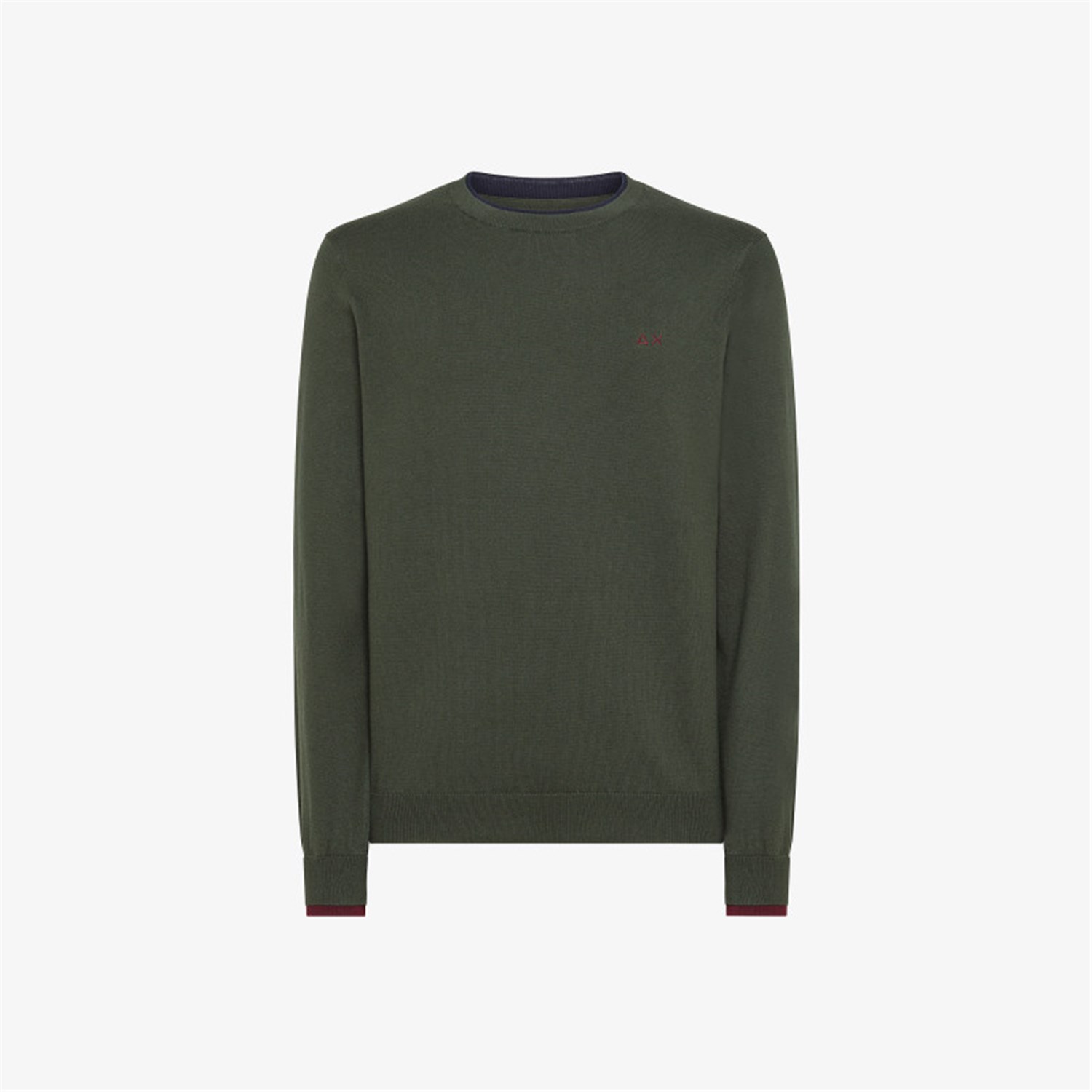 SUN68 K43106 Verde Militare Abbigliamento Uomo Maglioni SUN68 K43106 Verde Militare Abbigliamento Uomo Maglioni