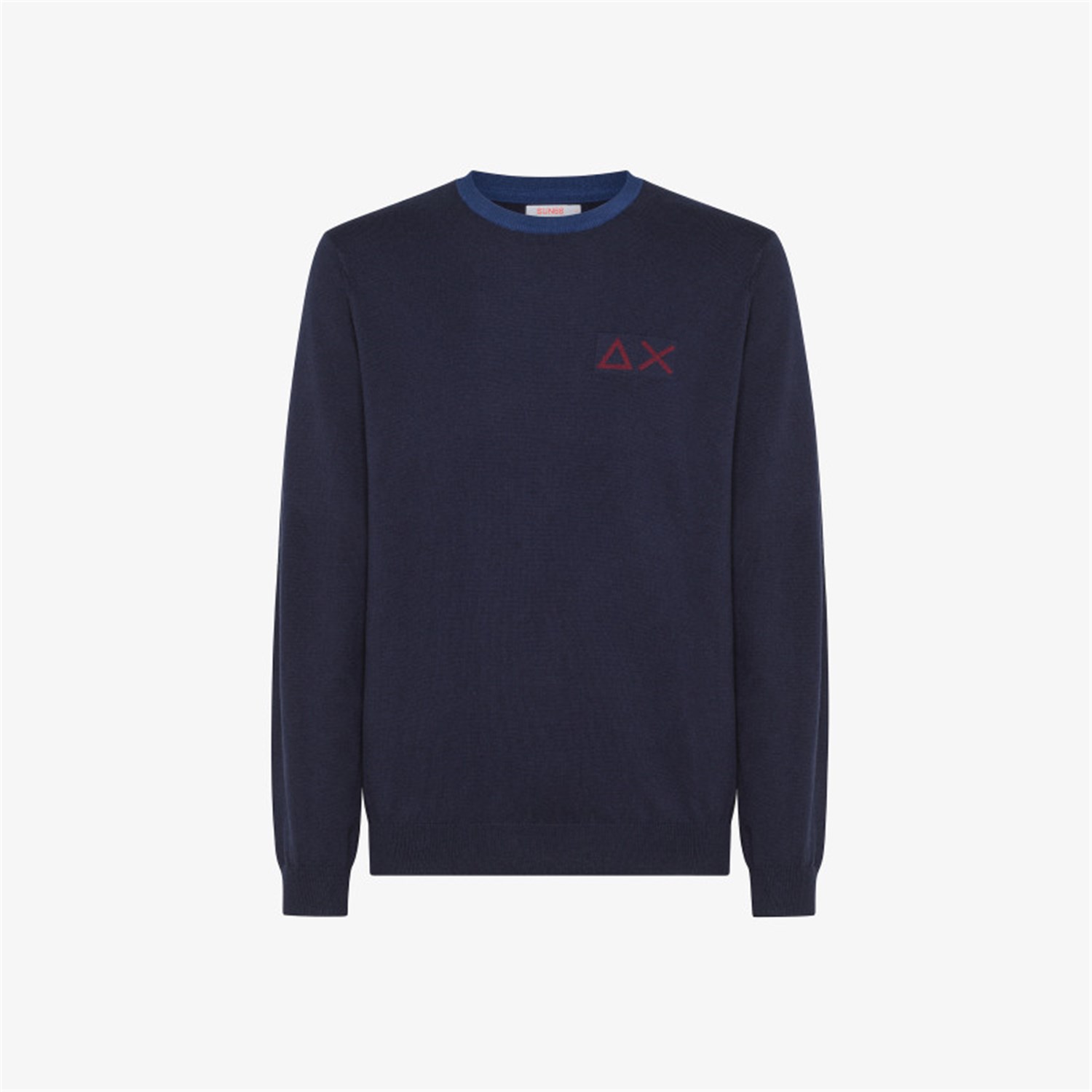 SUN68 K43113 Blue Clothing Man Pullover SUN68 K43113 Blue Clothing Man Pullover