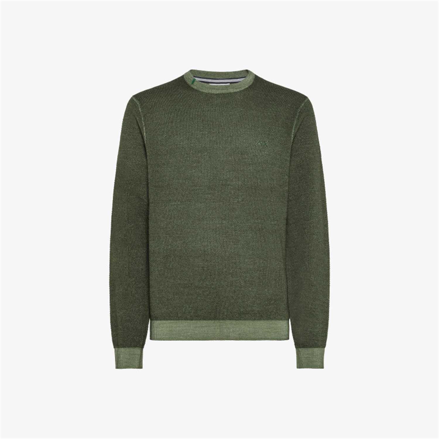 SUN68 K43128 Green Clothing Man Pullover SUN68 K43128 Green Clothing Man Pullover