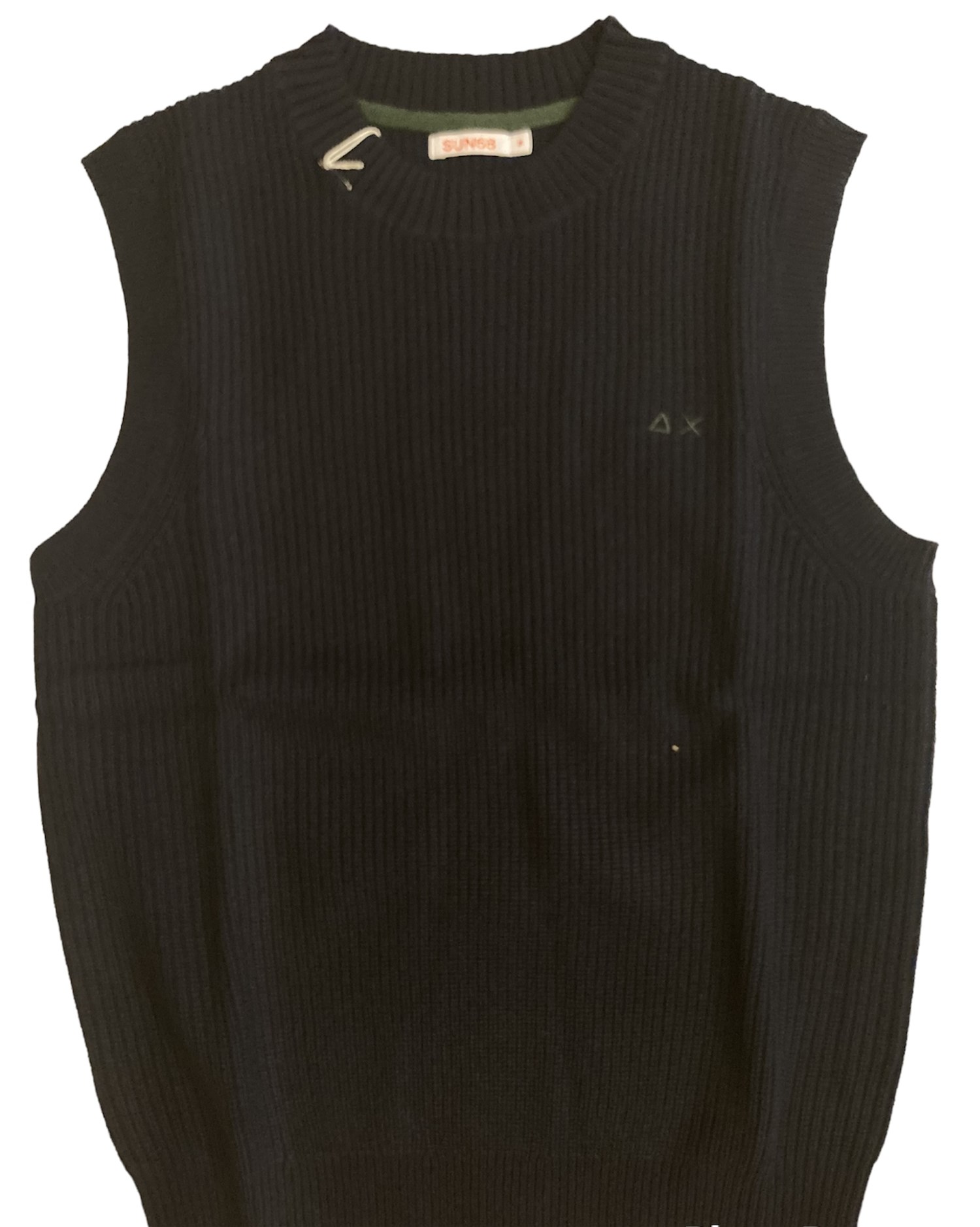 SUN68 K43145 Blue Clothing Man Gilet SUN68 K43145 Blue Clothing Man Gilet