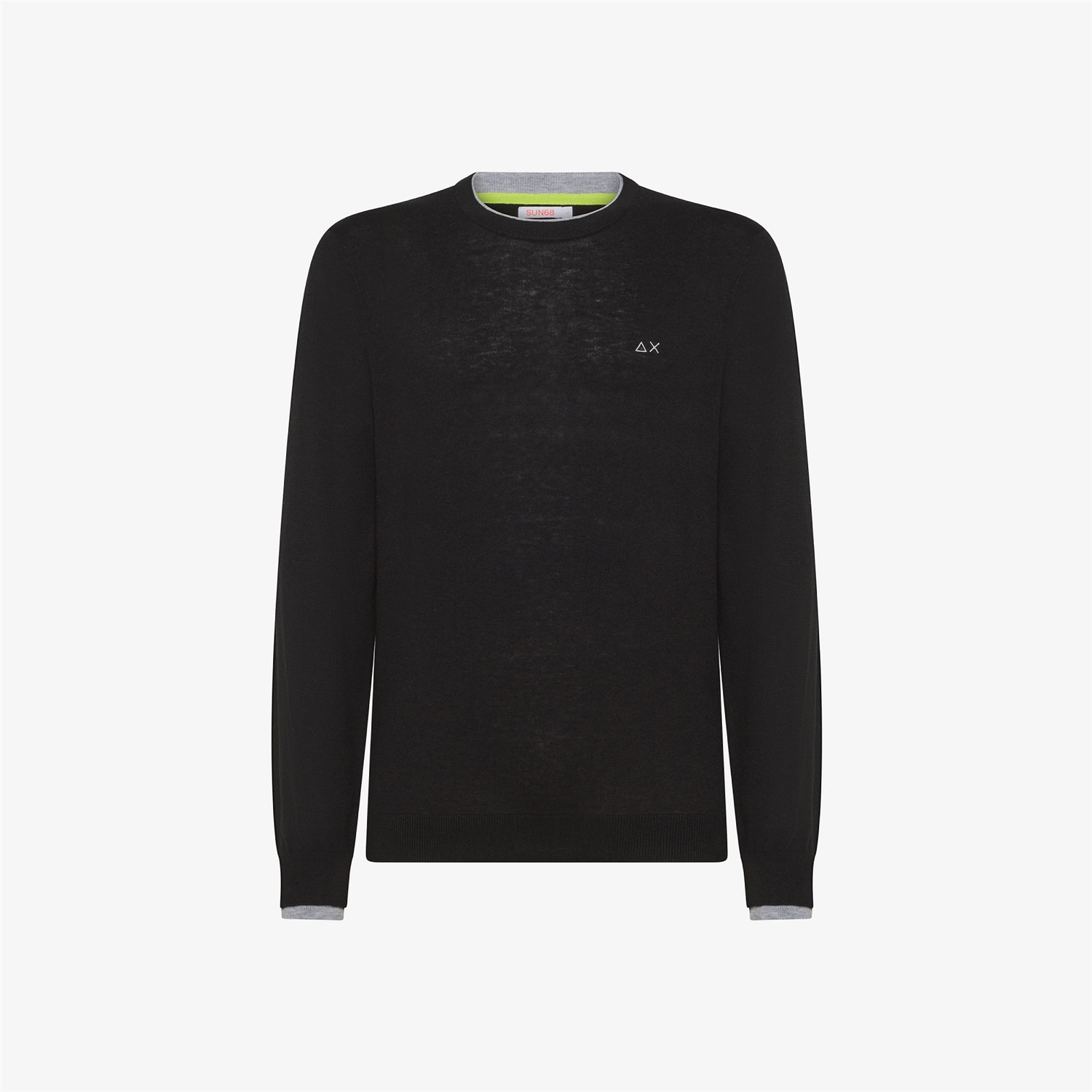 SUN68 K44125 Nero Abbigliamento Uomo Maglia SUN68 K44125 Nero Abbigliamento Uomo Maglia