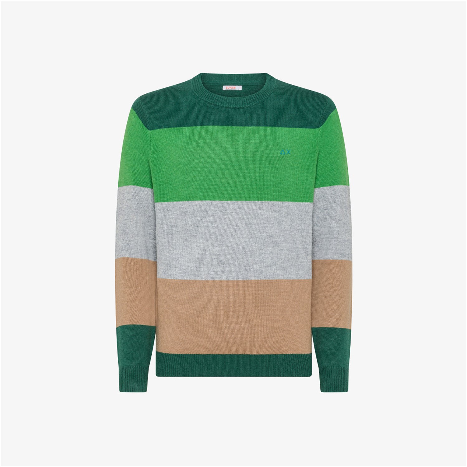 SUN68 K44183 Verde Abbigliamento Uomo Maglioni SUN68 K44183 Verde Abbigliamento Uomo Maglioni