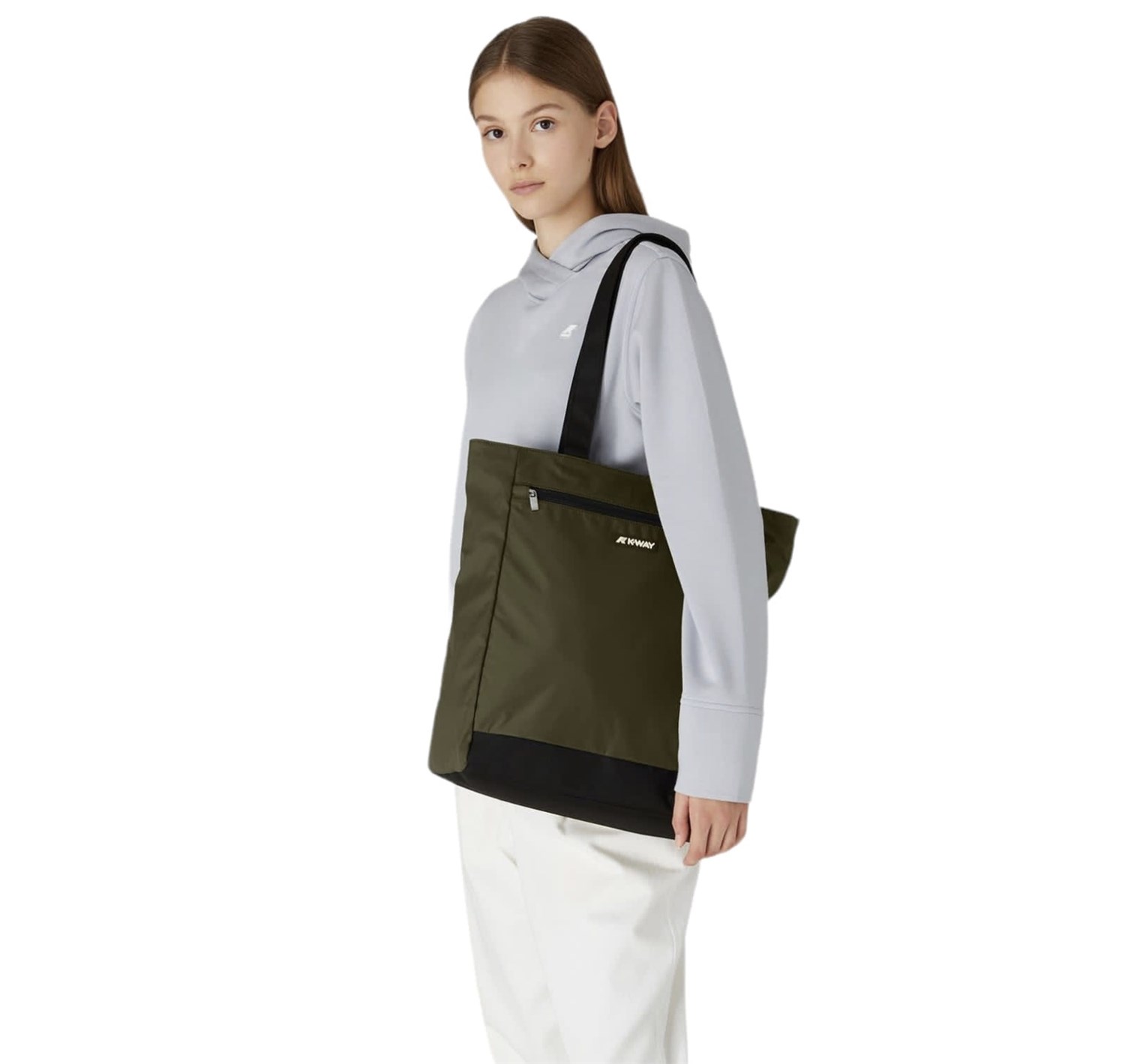 K-WAY K7116NW Green Accessories Unisex Shopper K-WAY K7116NW Green Accessories Unisex Shopper