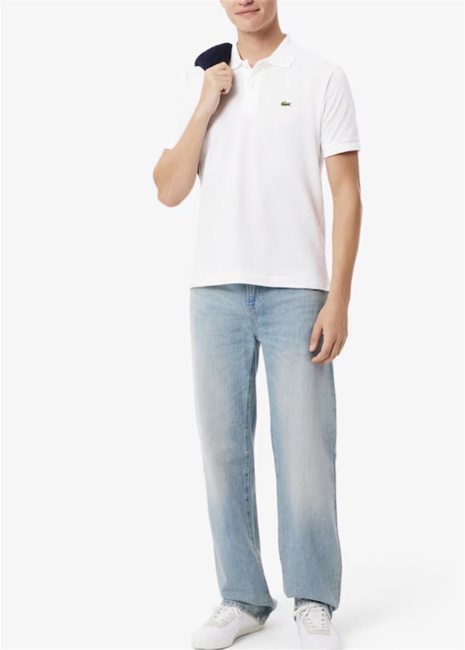 Lacoste L.12.12 Bianco Abbigliamento Uomo Polo