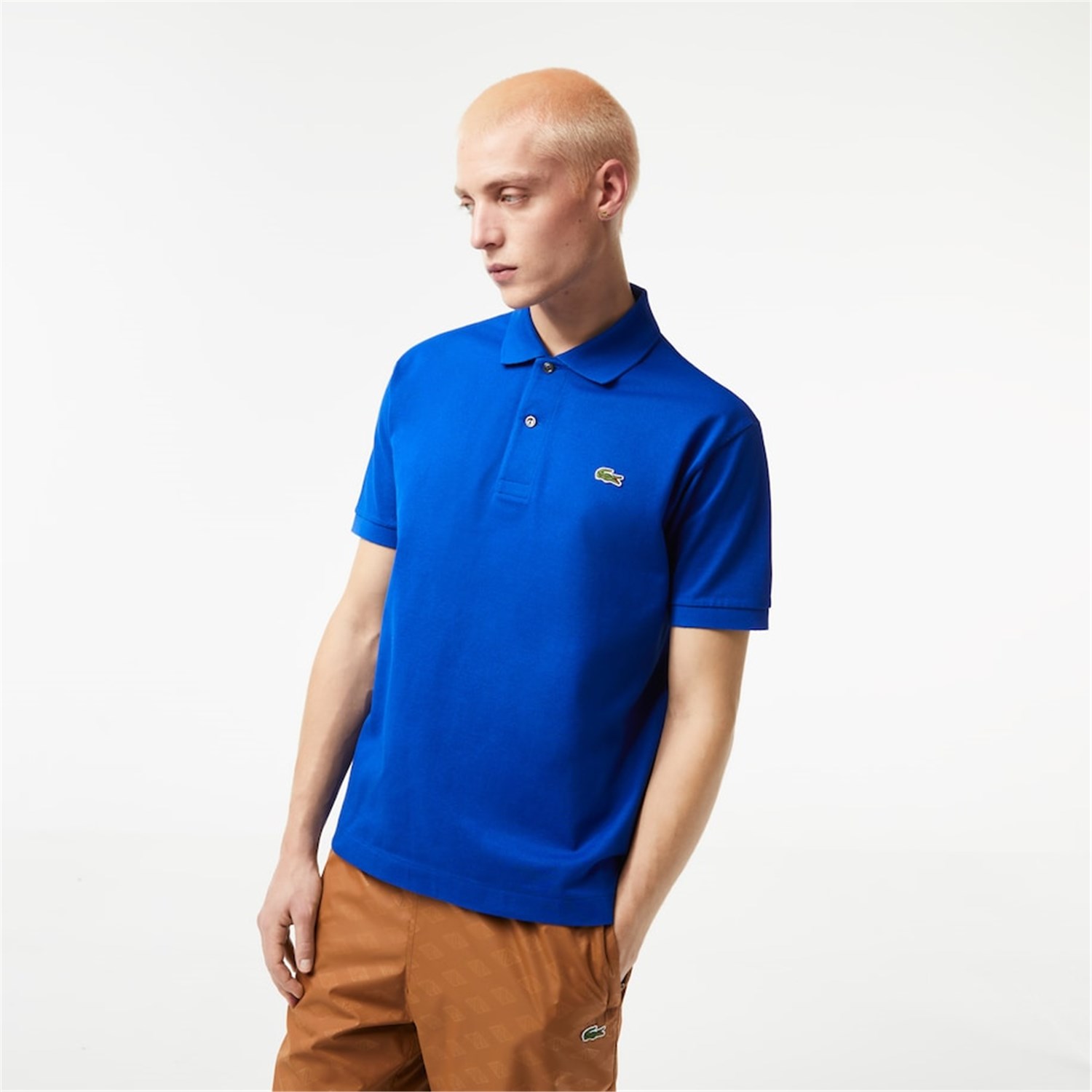 Lacoste L.12.12 Medium blue Clothing Man Polo shirt Lacoste L.12.12 Medium blue Clothing Man Polo shirt