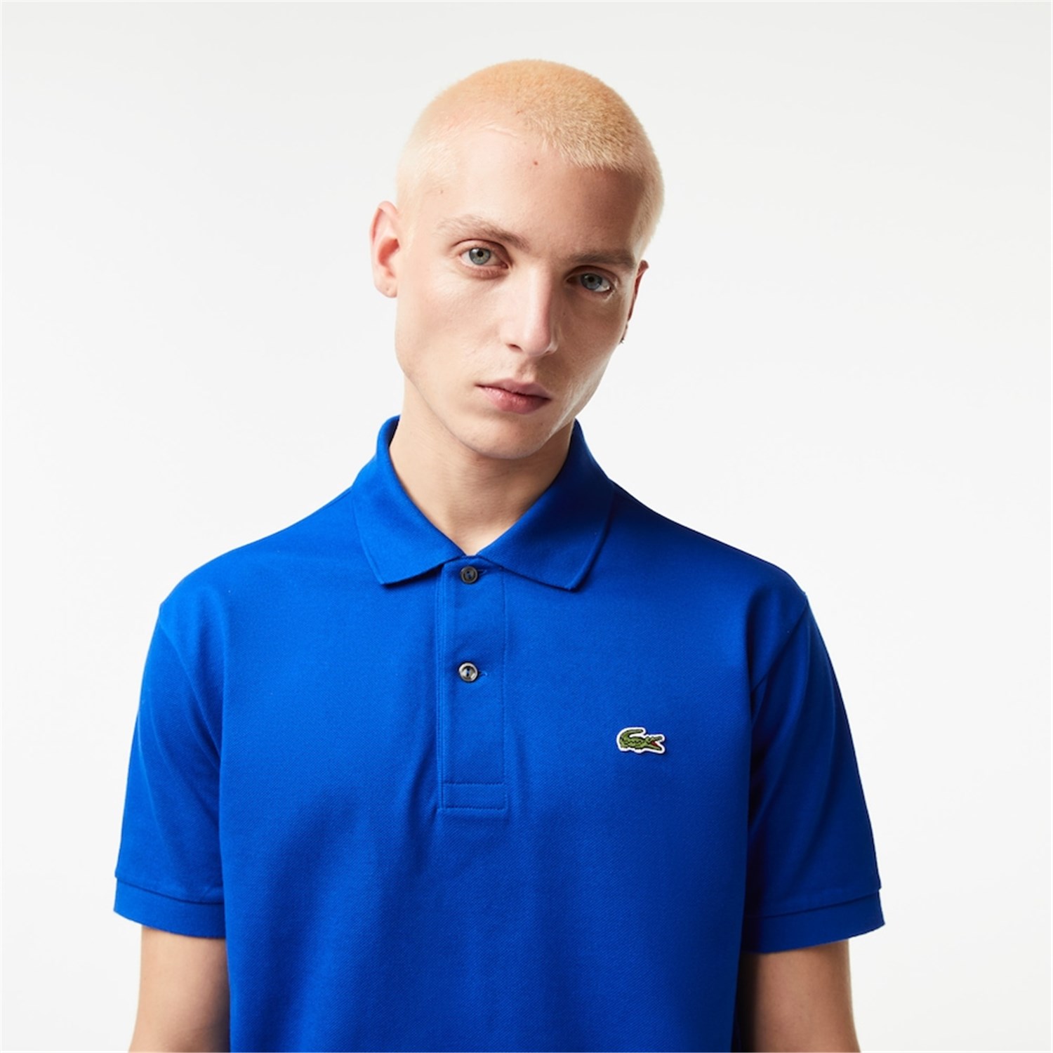 Lacoste L.12.12 Medium blue Clothing Man Polo shirt Lacoste L.12.12 Medium blue Clothing Man Polo shirt