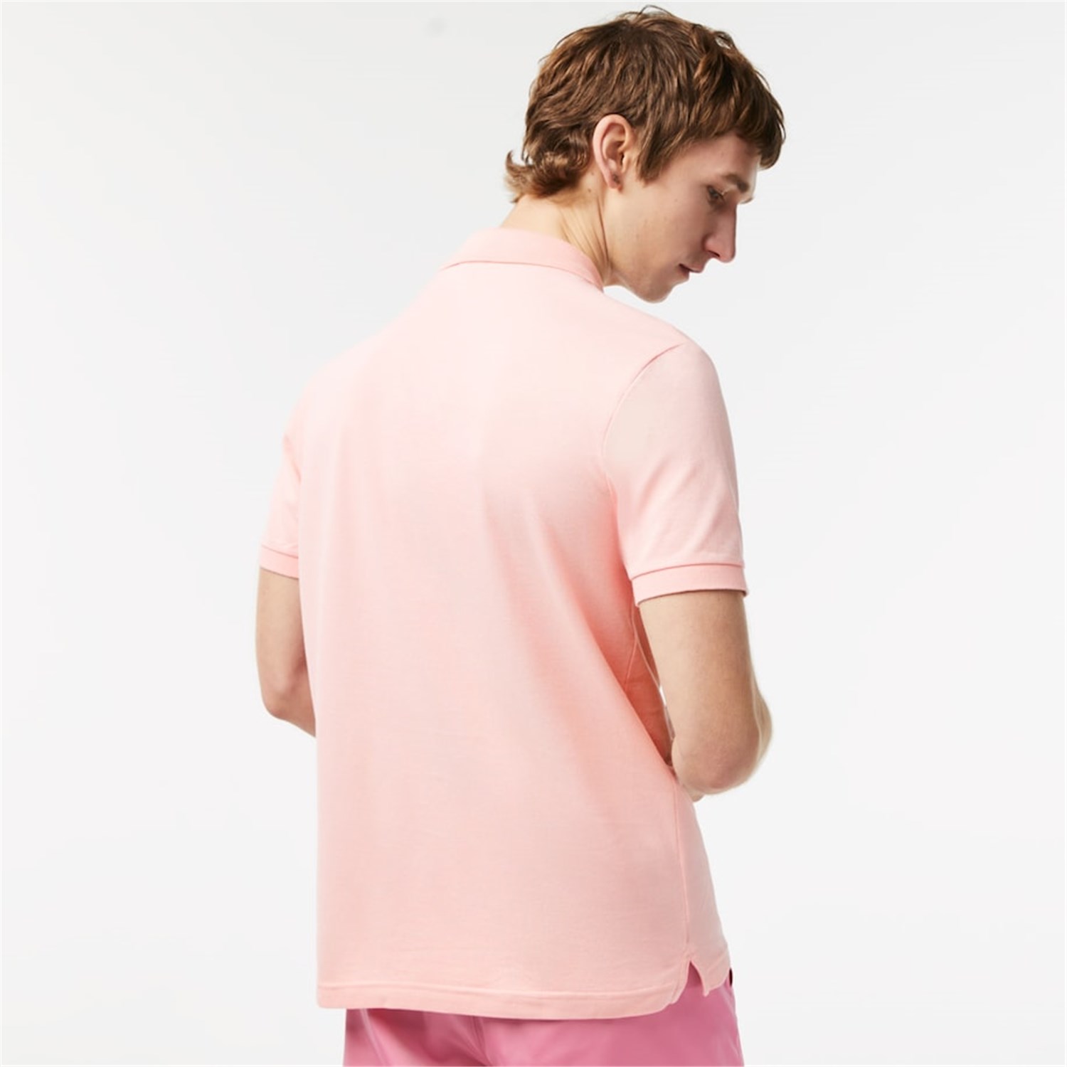 Lacoste L.12.12 Pink Clothing Man Polo shirt Lacoste L.12.12 Pink Clothing Man Polo shirt
