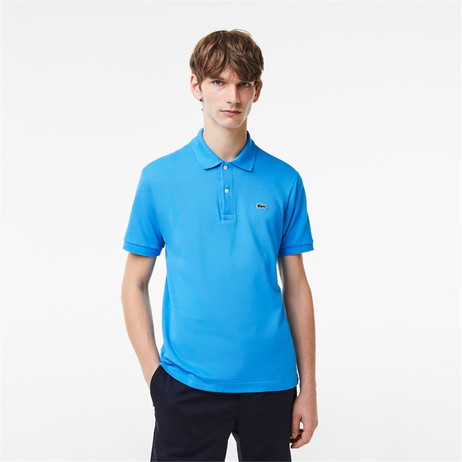 Lacoste L.12.12 Turquoise Clothing Man Polo shirt Lacoste L.12.12 Turquoise Clothing Man Polo shirt