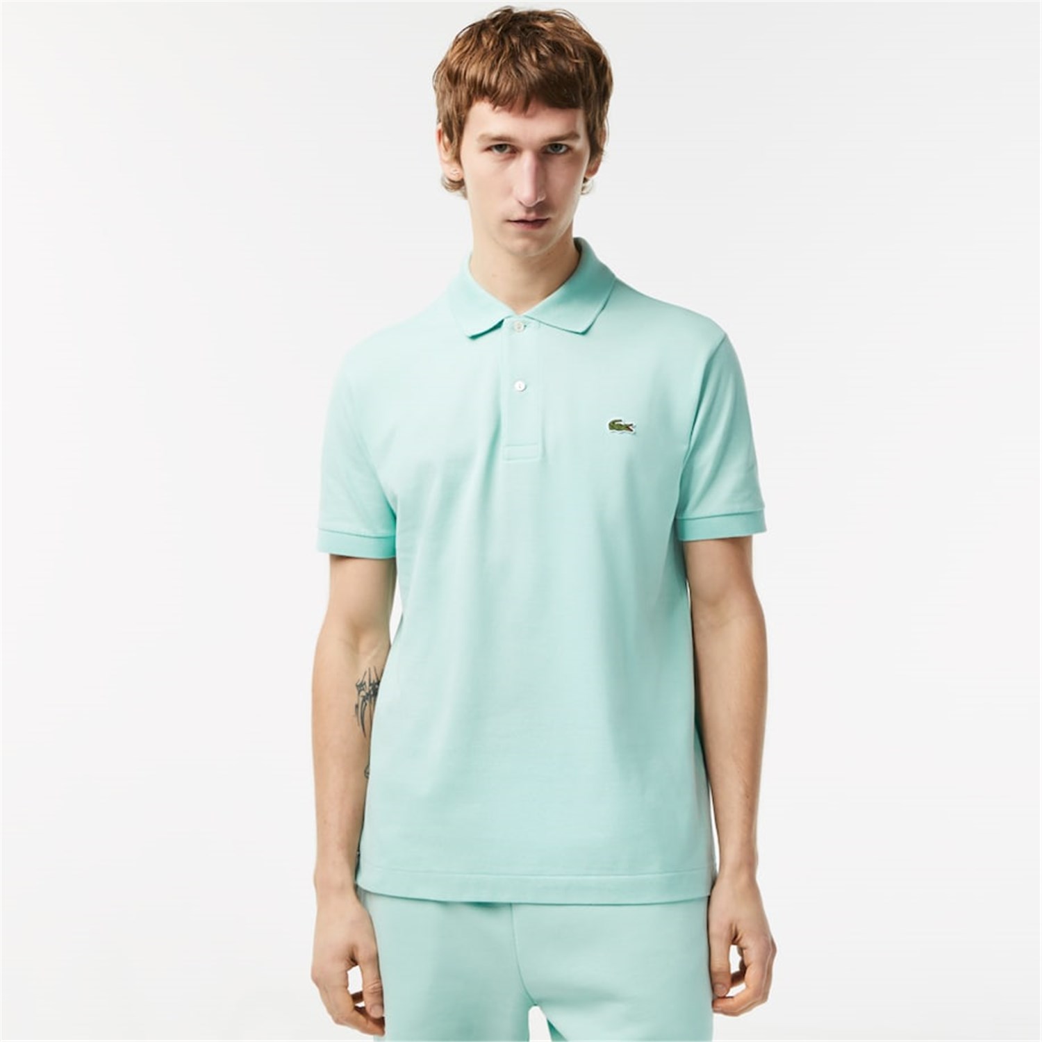 Lacoste L.12.12 Green water Clothing Man Polo shirt Lacoste L.12.12 Green water Clothing Man Polo shirt