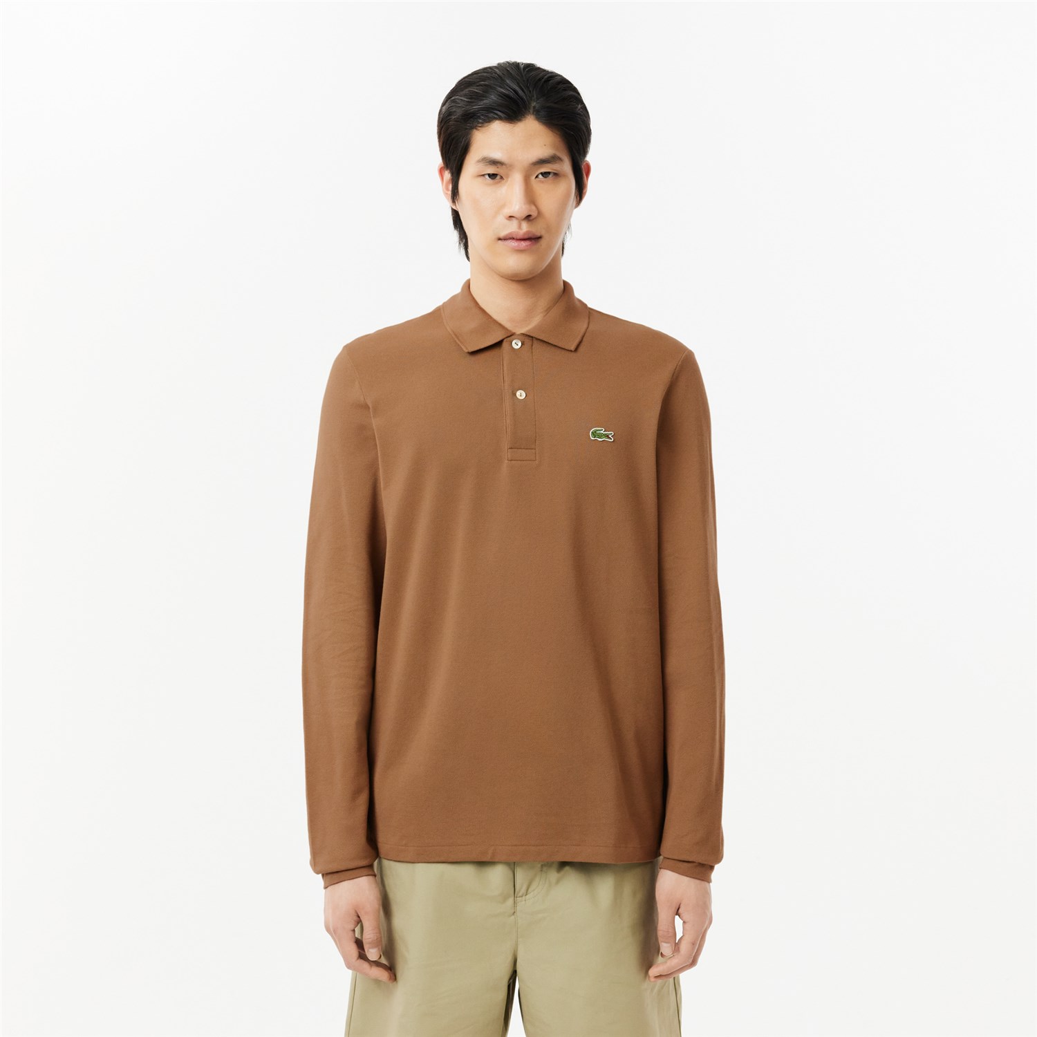 Lacoste L1312 00 Marrone Abbigliamento Uomo Polo Lacoste L1312 00 Marrone Abbigliamento Uomo Polo