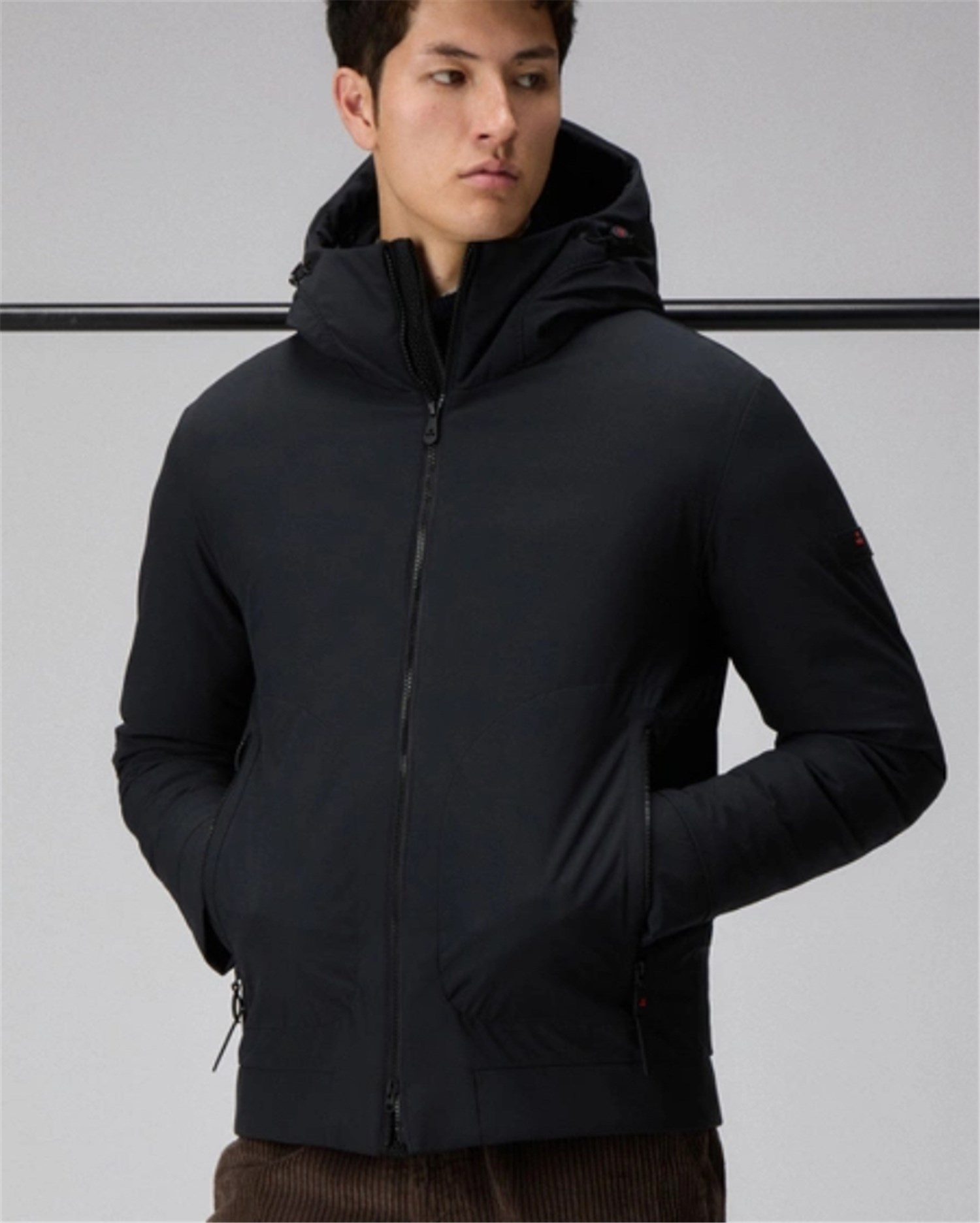 PEUTEREY LOGE SRT 01 Nero Abbigliamento Uomo Piumino PEUTEREY LOGE SRT 01 Nero Abbigliamento Uomo Piumino