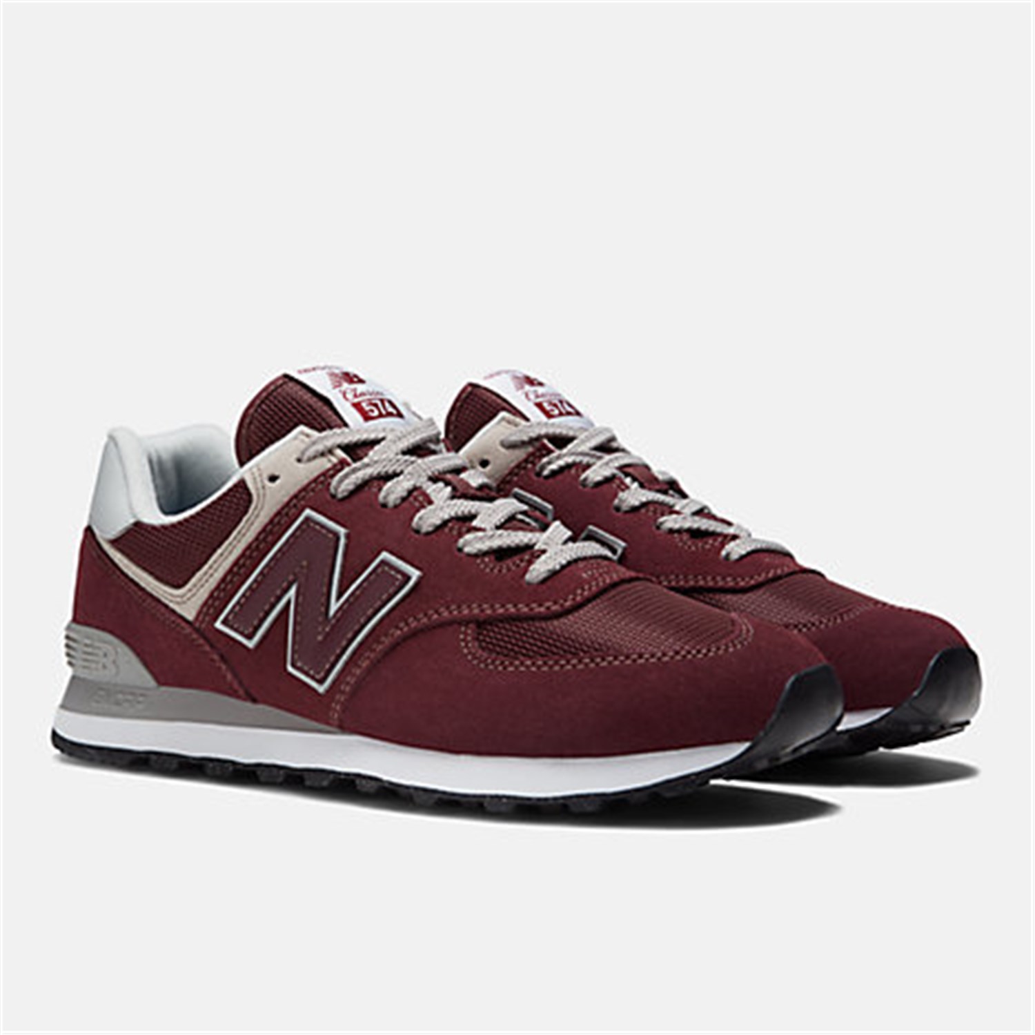 NEW BALANCE ML574 Bordeaux Shoes Man Sneakers NEW BALANCE ML574 Bordeaux Shoes Man Sneakers