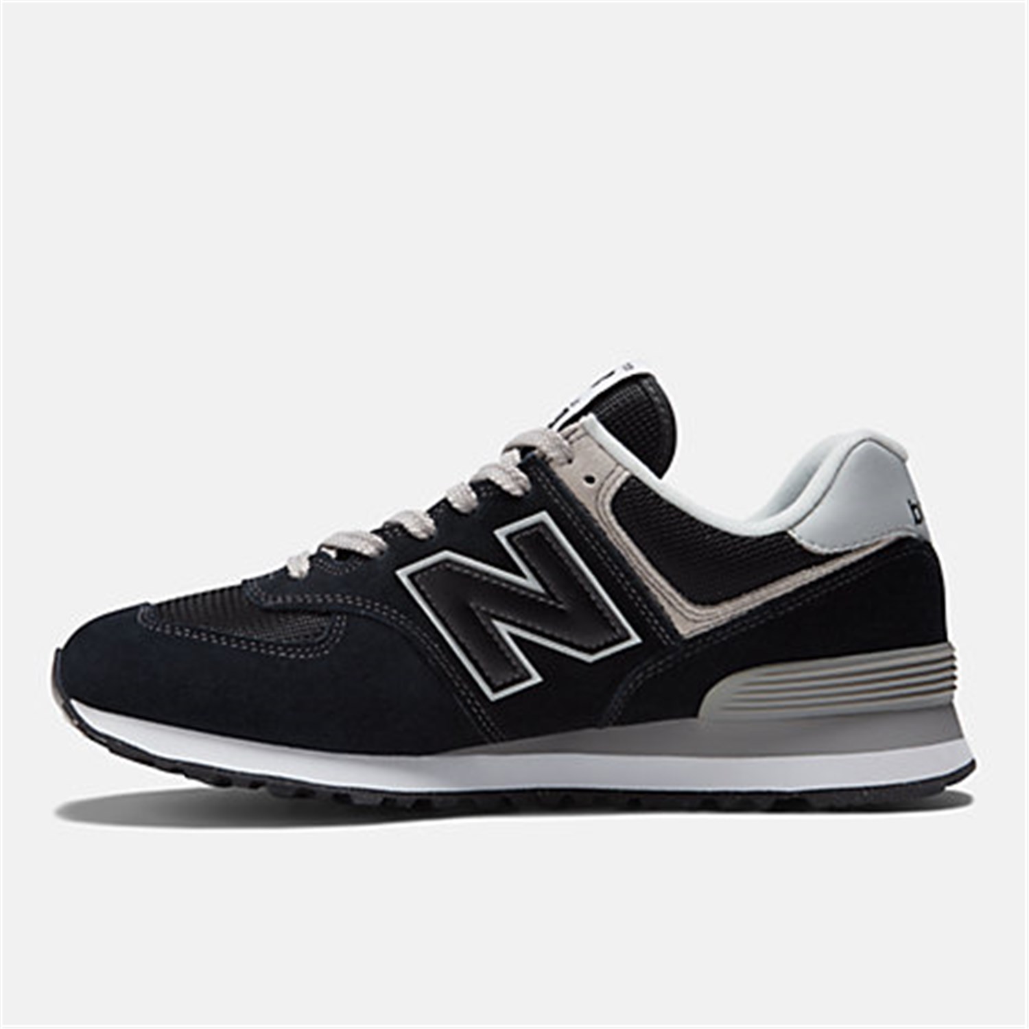 NEW BALANCE ML574 Black Shoes Man Sneakers NEW BALANCE ML574 Black Shoes Man Sneakers